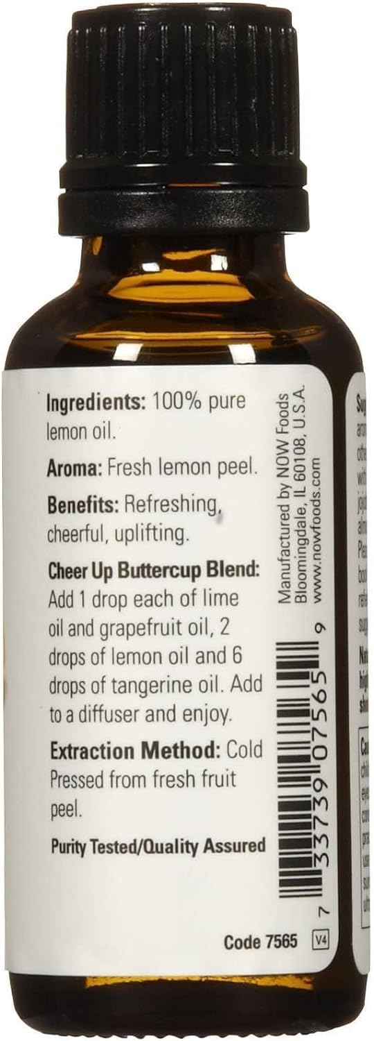 NOW Foods Lemon Oil, 1 fl. oz. 24Hr Smart