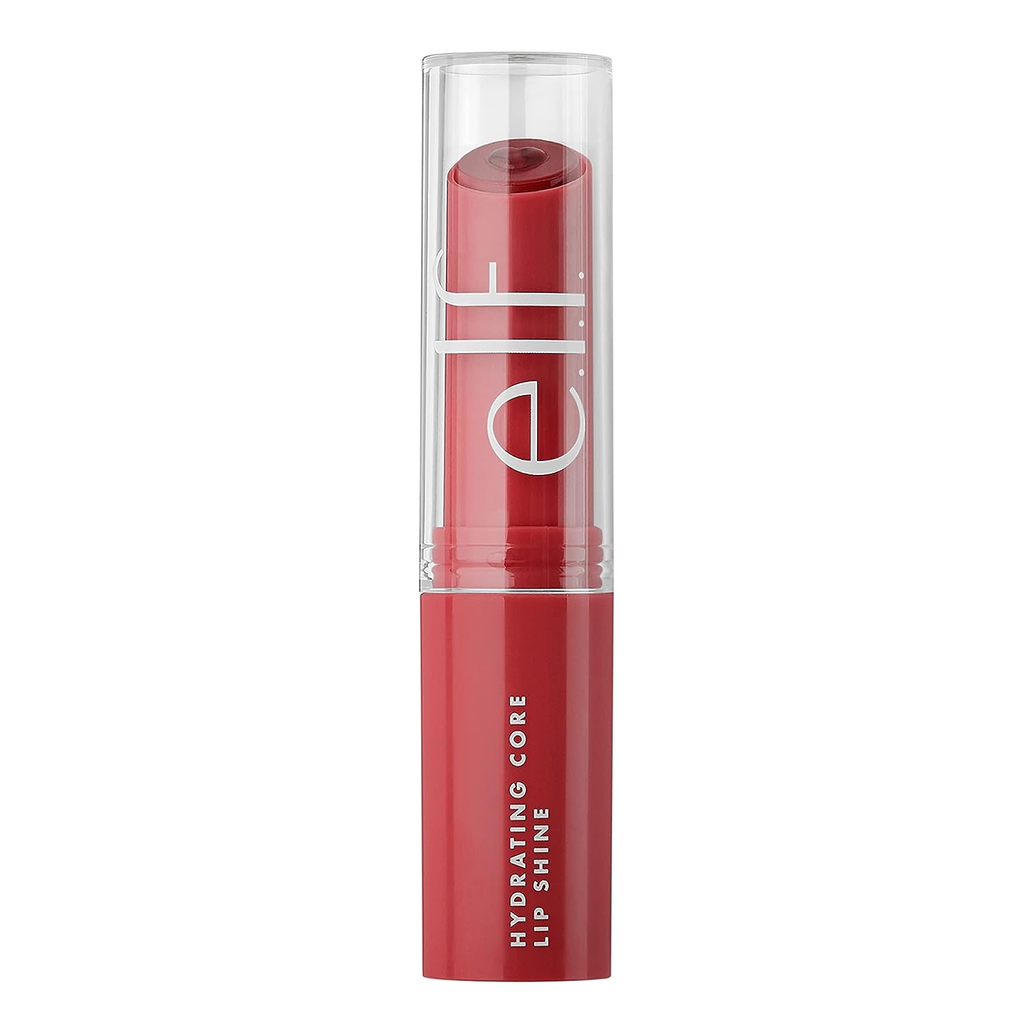 e.l.f. Hydrating Core Lip Shine, Conditioning & Nourishing Lip Balm, Sheer Color Tinted Chapstick, Joyful, 0.09 Oz - 24hrsmart