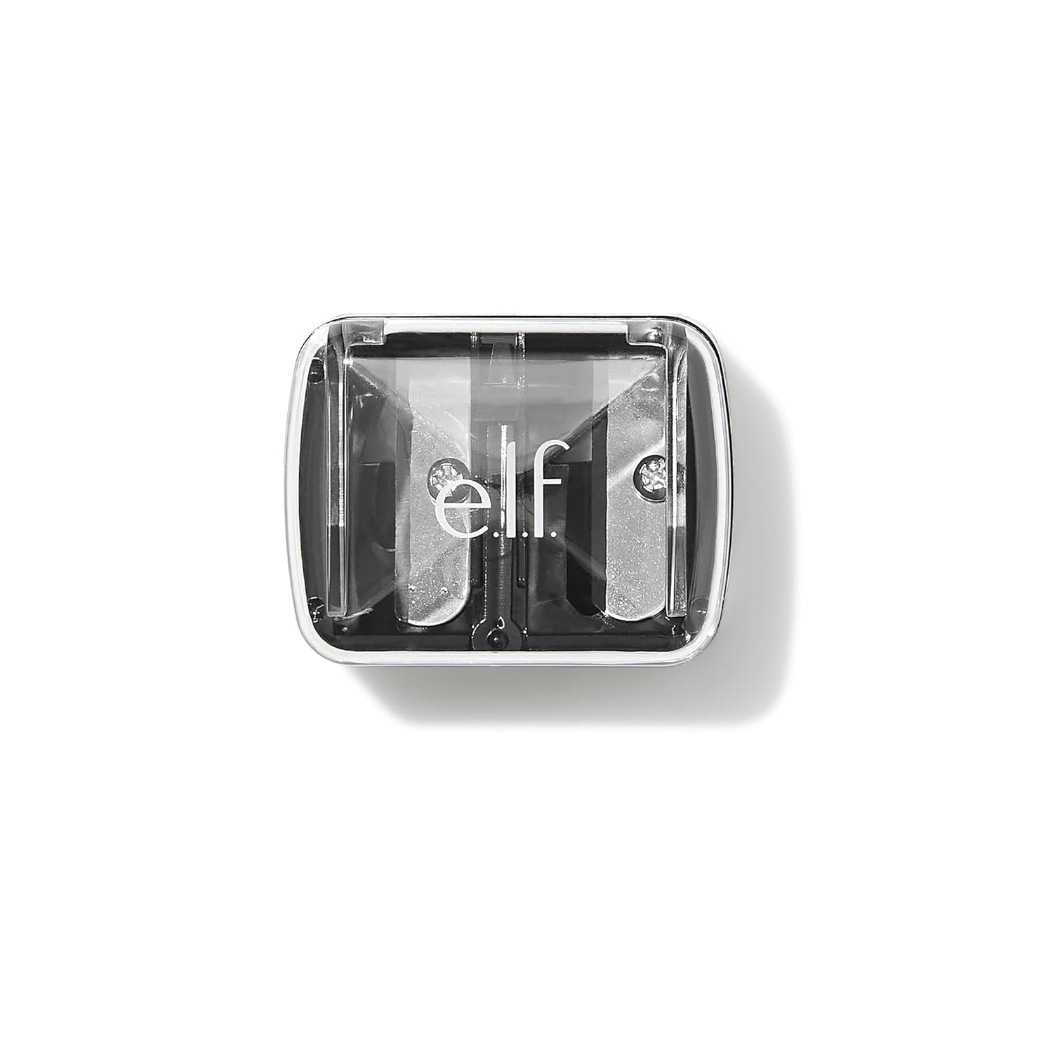 e.l.f. Dual-Pencil Sharpener, Convenient, Essential Tool, Sharpens, Easy To Clean, Travel-Friendly, Compact, Vegan & Cruelty-Free, Hand Powered, 1 Count (Pack of 1) - 24hrsmart