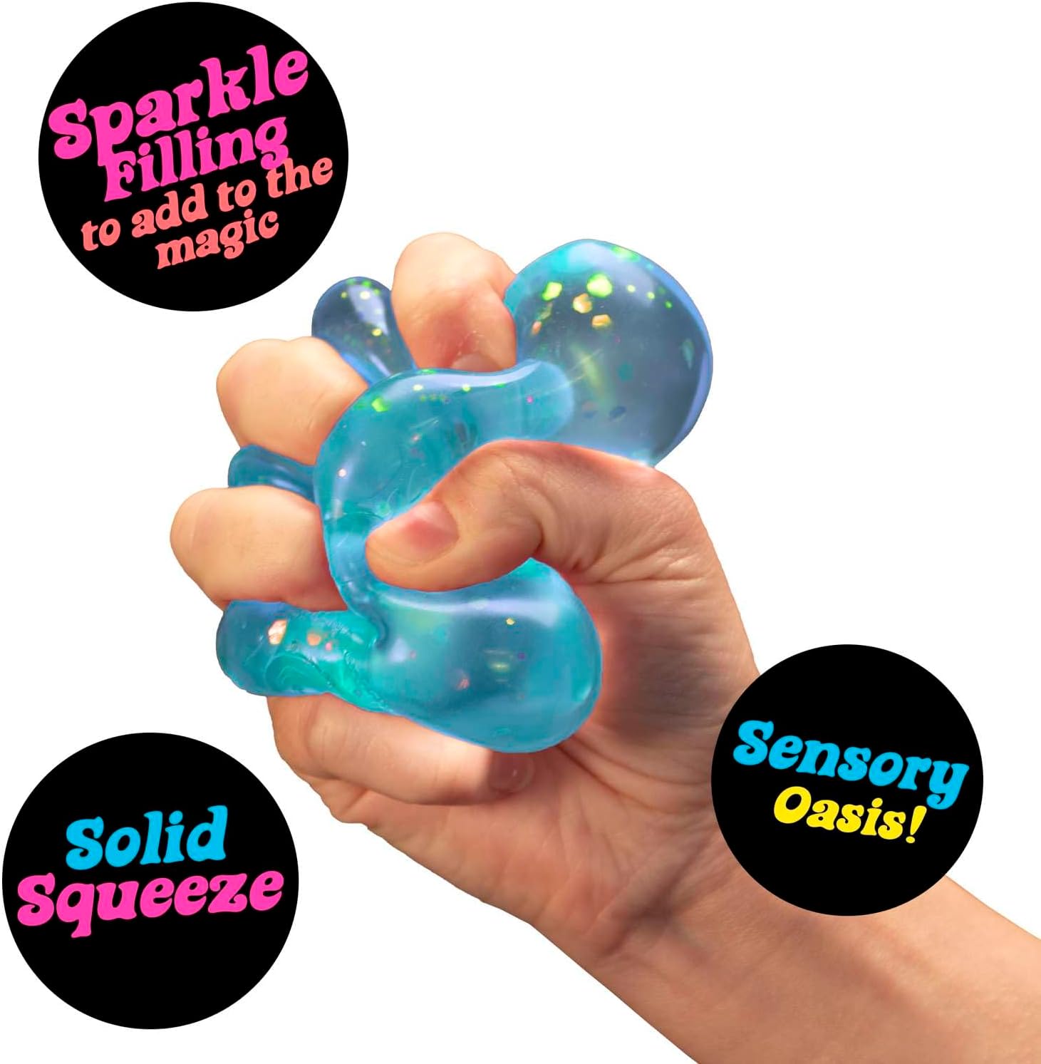 Schylling NeeDoh Dream Drop - Sensory Squeeze Toy with Dreamy Smooth Squeeze - 3" Tall - Color May Vary (Pack of 1) 24Hr Smart