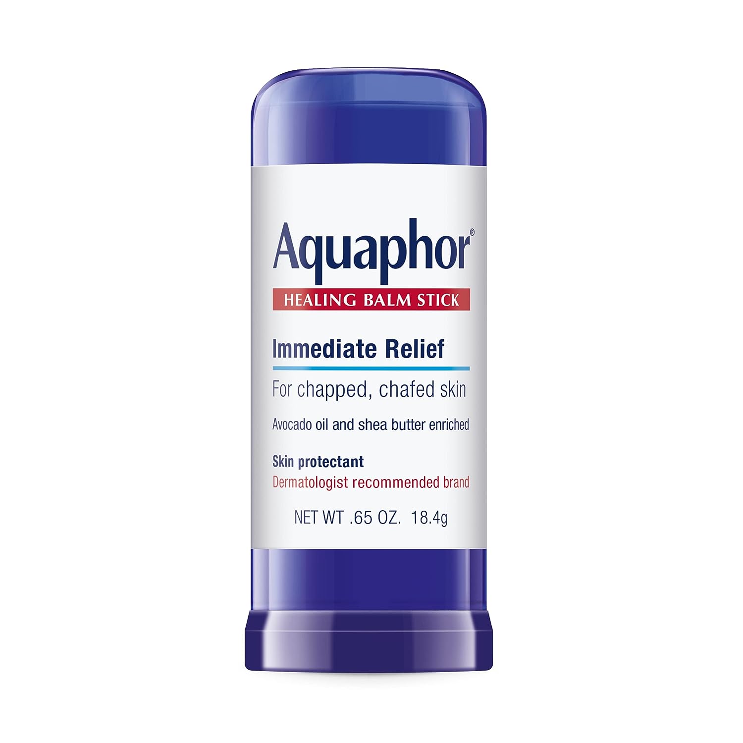 Aquaphor Healing Balm Stick, Skin Protectant with Avocado Oil and Shea Butter, 0.65 Oz Stick - 24hrsmart