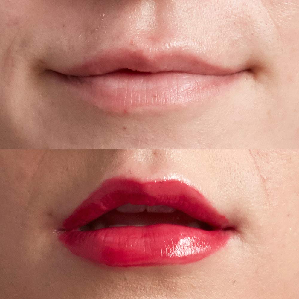 NYX PROFESSIONAL MAKEUP Filler Instinct Plumping Lip Color, Lip Balm - Juicy Pout (Cherry Red) - 24hrsmart