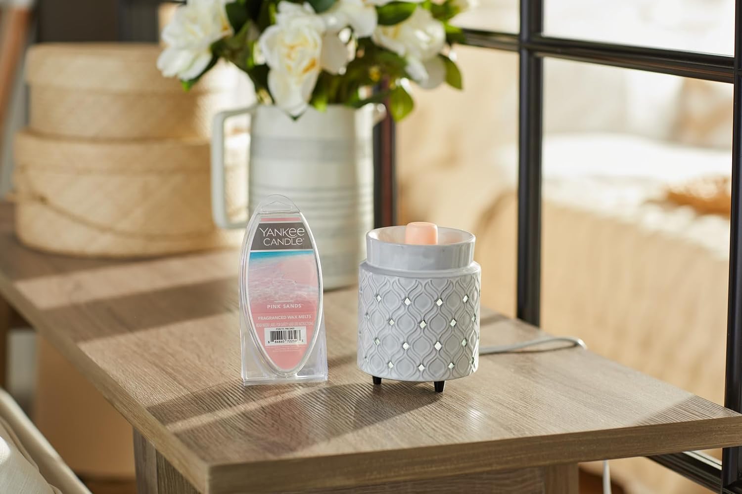 Yankee Candle Pink Sands Wax Melts, 3 Packs of 6 (18 Total),Light Pink - 24hrsmart