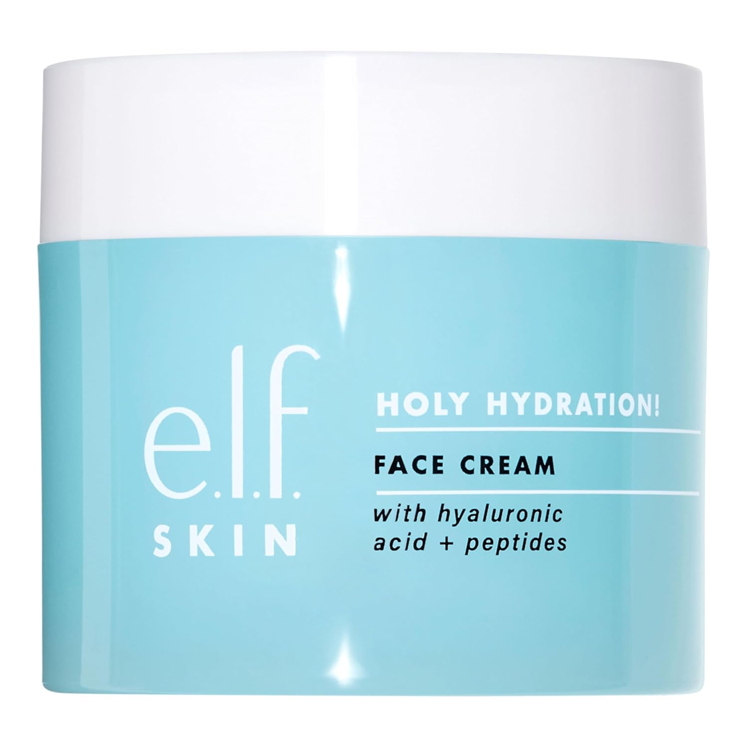 e.l.f. SKIN Holy Hydration! Face Cream, Moisturizer For Nourishing & Plumping Skin, Infused With Hyaluronic Acid, Vegan & Cruelty-Free, 1.8 Oz 24Hr Smart