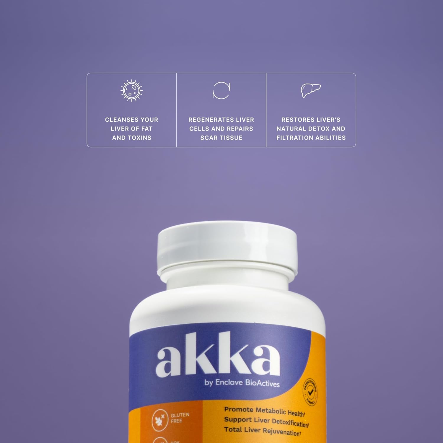Akka Akkermansia Superbiotic Milk Thistle Liver Detox Metabolism Gut Support ( 60 count ) - 24hrsmart