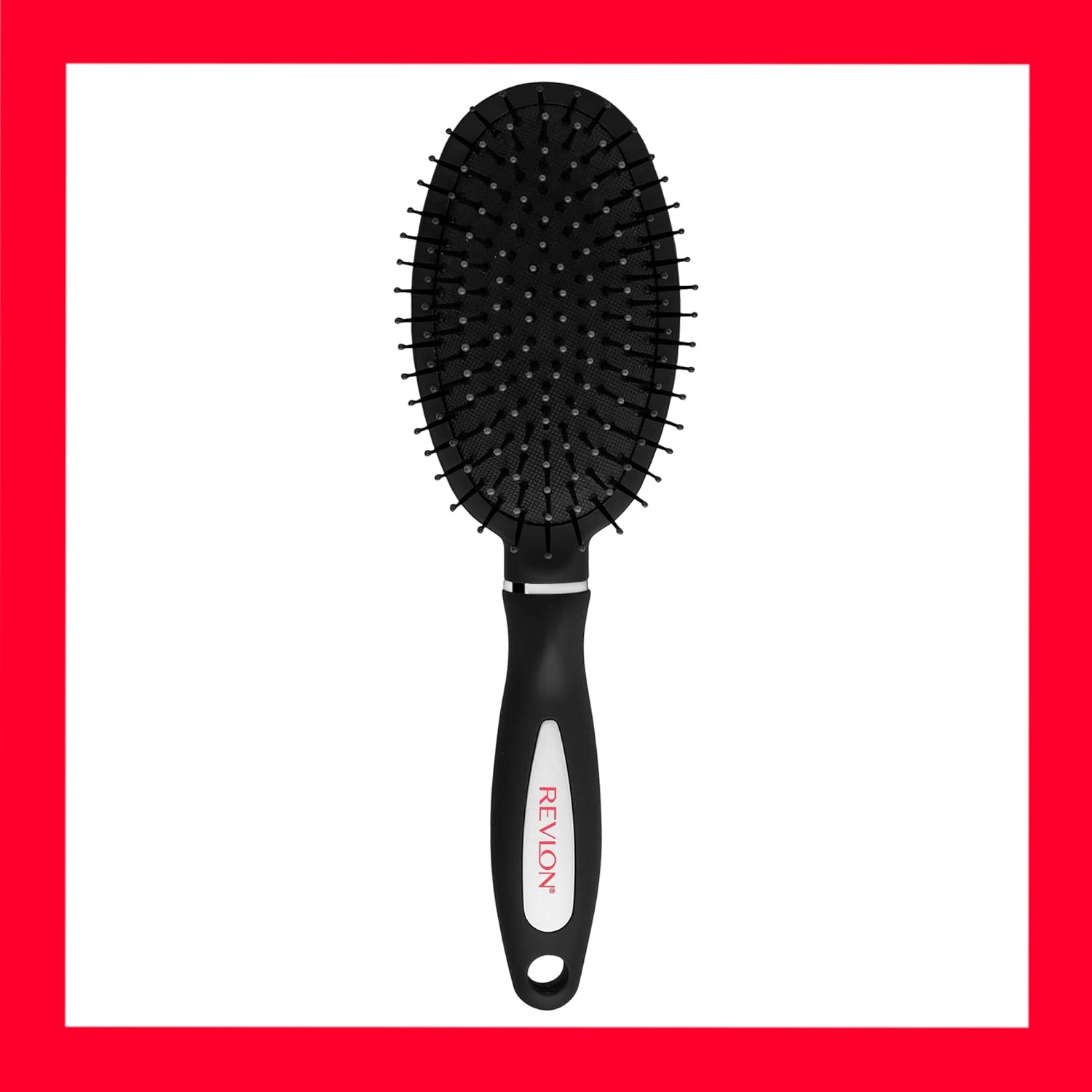 REVLON Detangle & Smooth Black Cushion Hair Brush - 24hrsmart