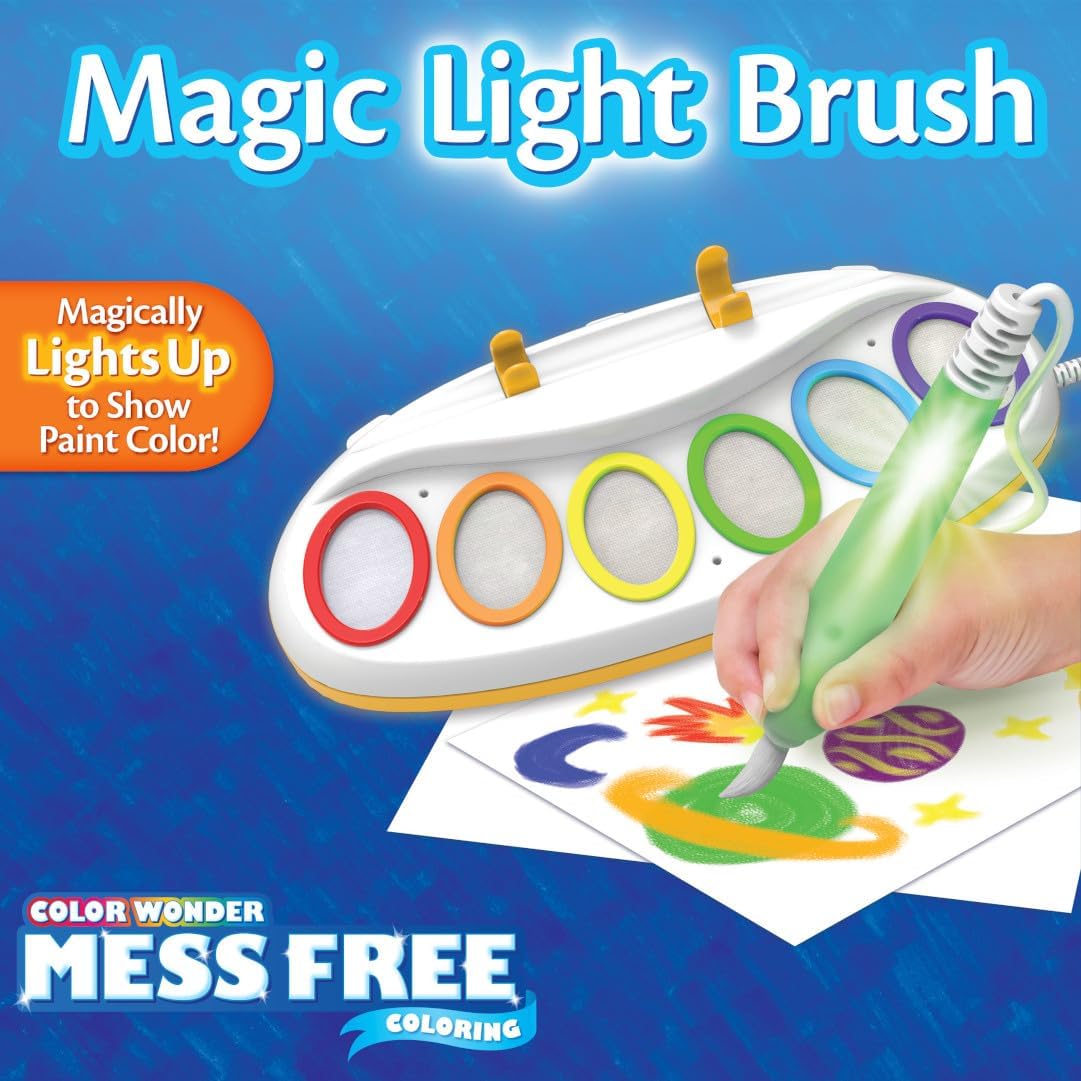 Crayola Color Wonder Magic Light Brush, Mess Free Painting Station for Kids, Gift for Kids, Toddler Toys & Activities, Ages 3, 4, 5 24Hr Smart
