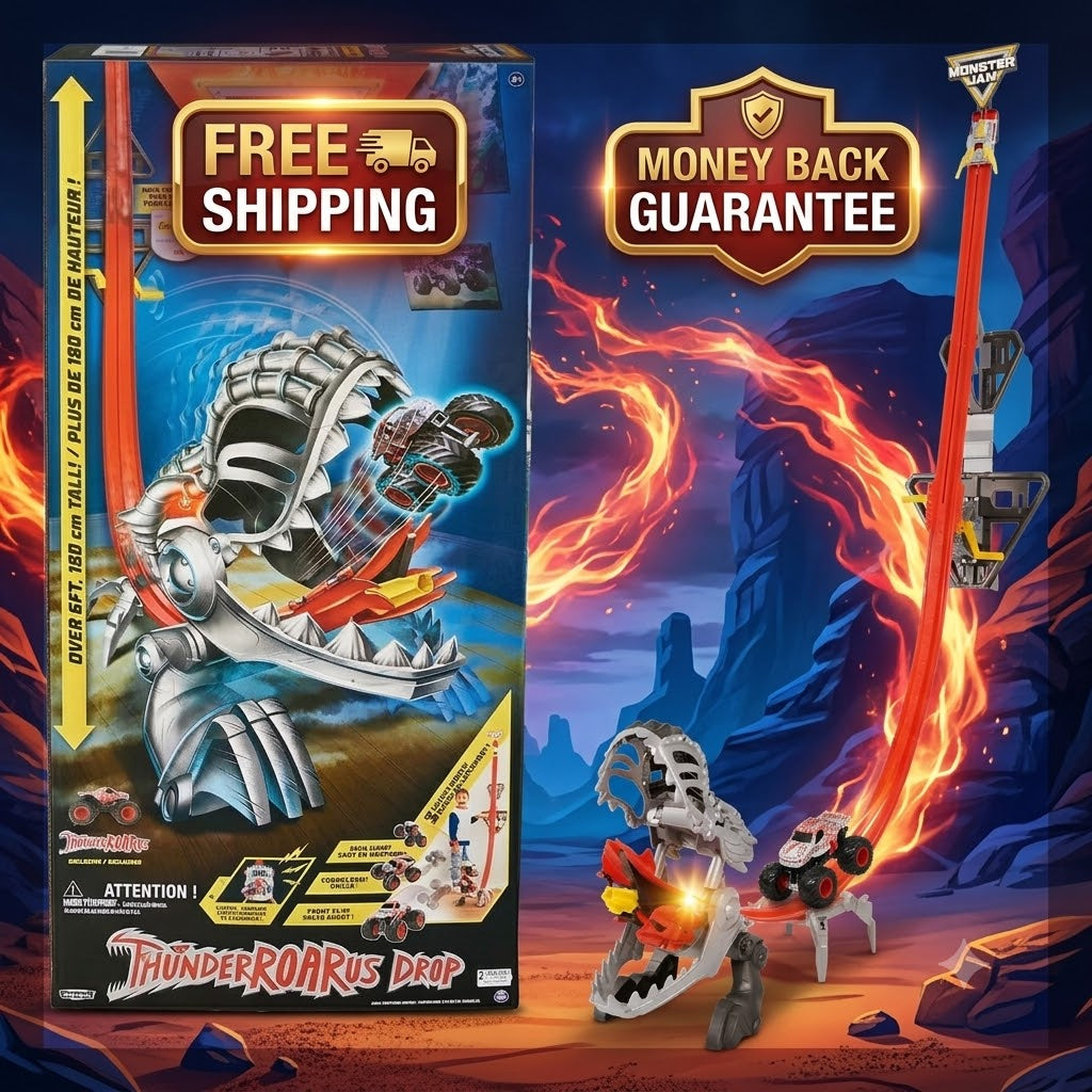 Monster Jam 1:64 Scale ThunderRoarus Playset - 24hrsmart