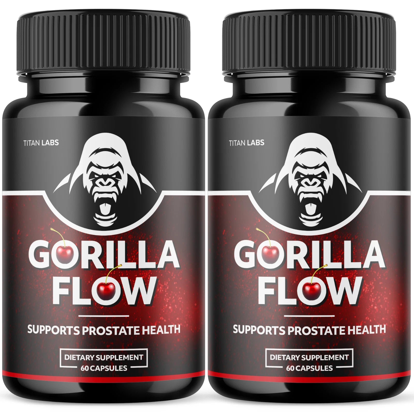 Gorilla Flow Advanced Male Support Supplement GorillaFlow 120 Capsules (2 Pack) - 24hrsmart
