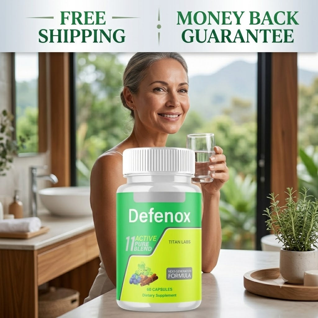 Defenox Advanced Energy & Fitness Support Formula Defe Nox 60 Capsules - 1 Pack - 24hrsmart