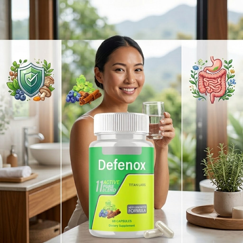 Defenox Advanced Energy & Fitness Support Formula Defe Nox 60 Capsules - 1 Pack - 24hrsmart