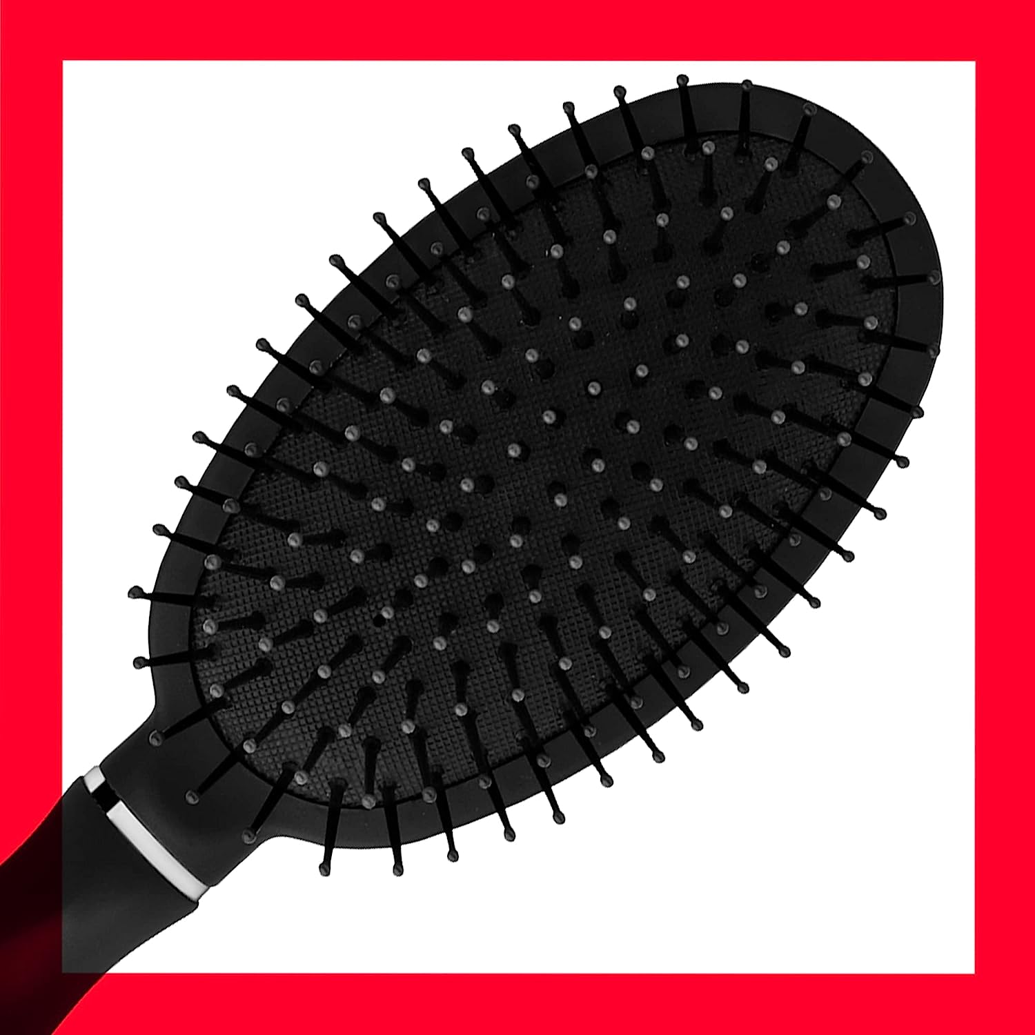 REVLON Detangle & Smooth Black Cushion Hair Brush - 24hrsmart