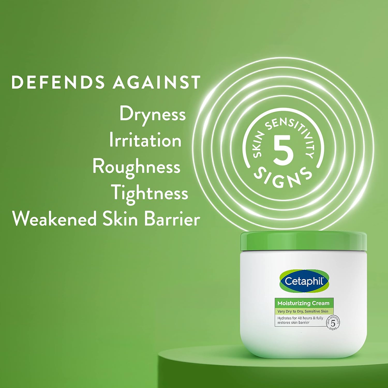 Cetaphil Body Moisturizer, Hydrating Moisturizing Cream for Dry to Very Dry, Sensitive Skin, NEW 20 oz, Fragrance Free, Non-Comedogenic, Non-Greasy 24Hr Smart