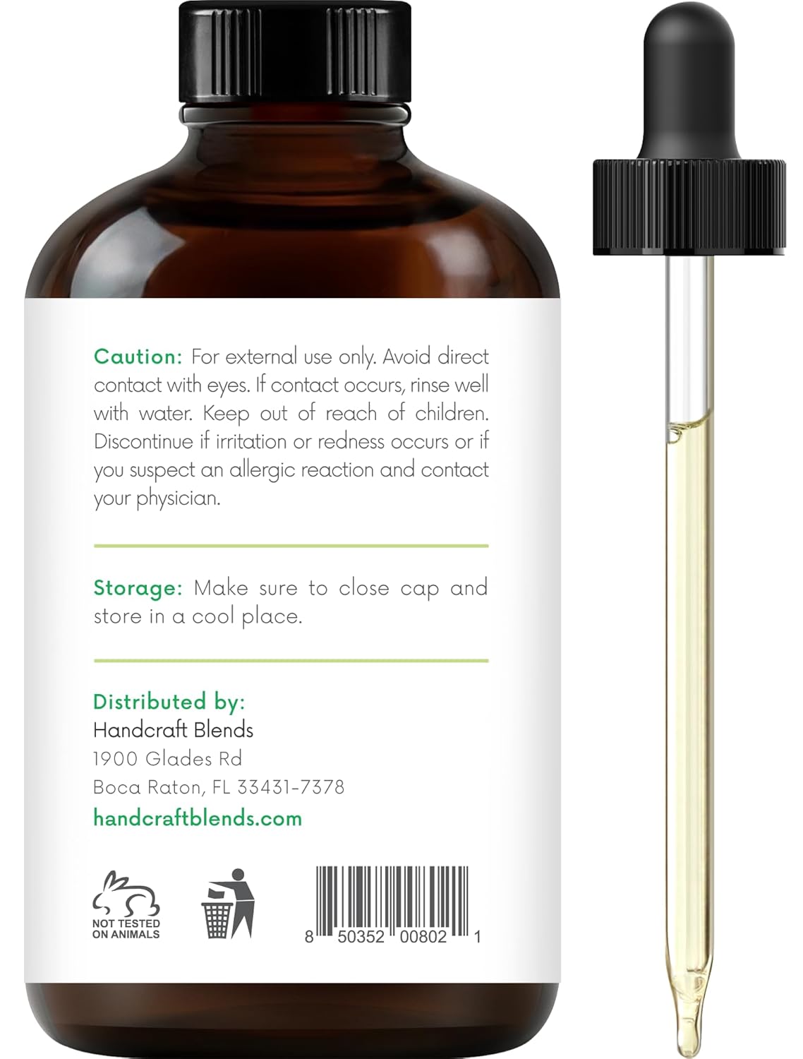 Handcraft Blends Peppermint Essential Oil - Huge 4 Fl Oz - 100% Pure and Natural - Premium Grade Essential Oil for Diffuser and Aromatherapy 24Hr Smart