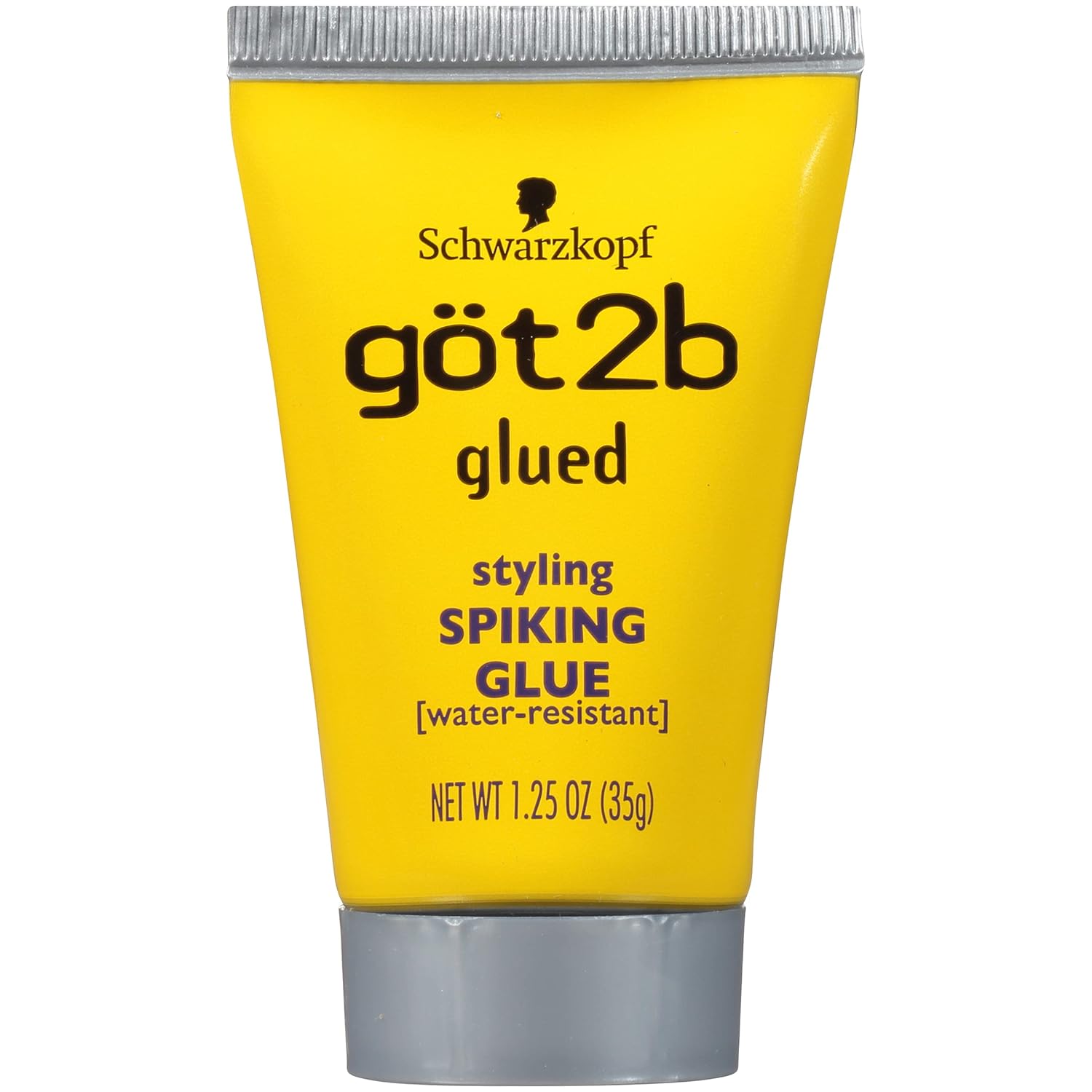Got2B Glued Styling Spiking Hair Gel 2 - 6oz tubes + 1 Travel 1.25oz tube - 24hrsmart