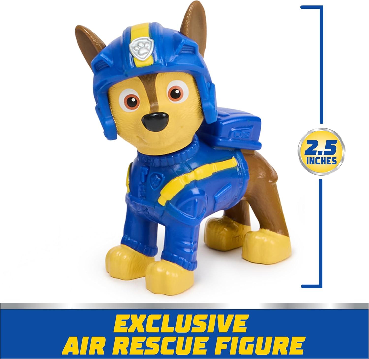 Paw Patrol: Air Rescue Chase Action Figure & Hero Helicopter Toy with Projectile Launcher & 2 Projectiles, Kids Toys for Boys & Girls Ages 3+ 24hrsmart