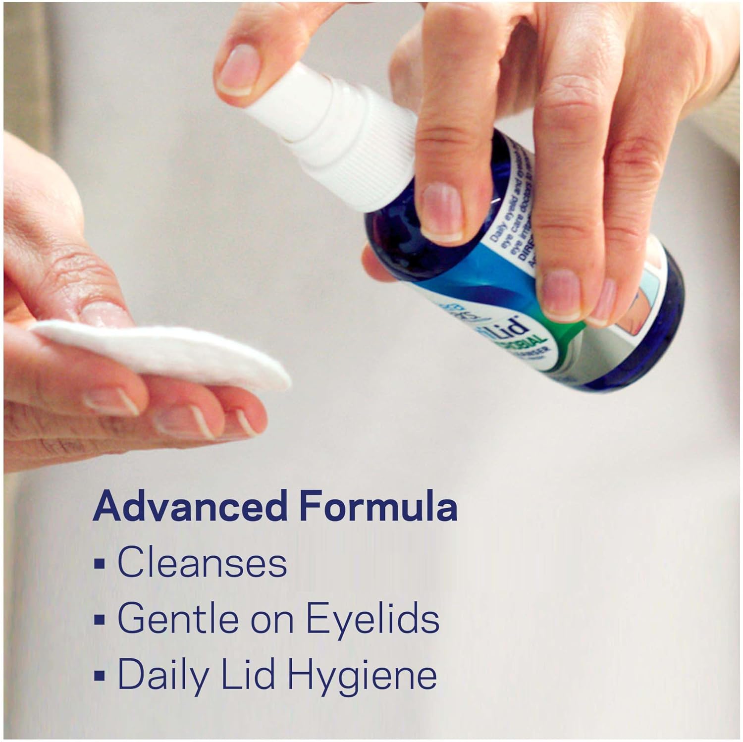 TheraTears SteriLid Eyelid Cleanser and Face Wash, for irritated eyes, 2 fl oz Spray - 24hrsmart