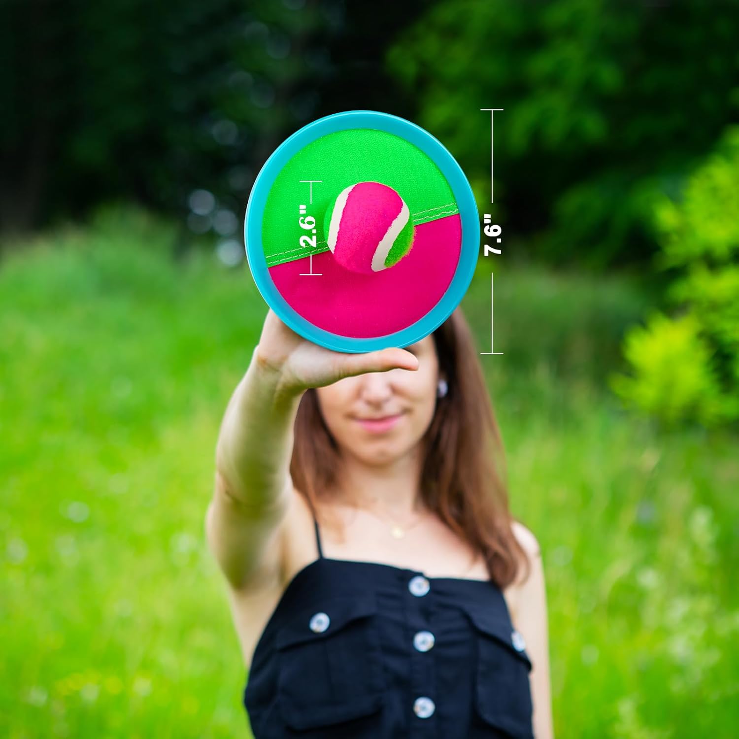 Ayeboovi Toss and Catch Ball Game Outdoor Toys for Kids Games Beach Pool Toys Outdoor Yard Games for 3 4 5 6 7 8+ Year Old Boys Girls Birthday Valentine's Day Gift Easter Basket Stuffers (Upgraded) 24hrsmart