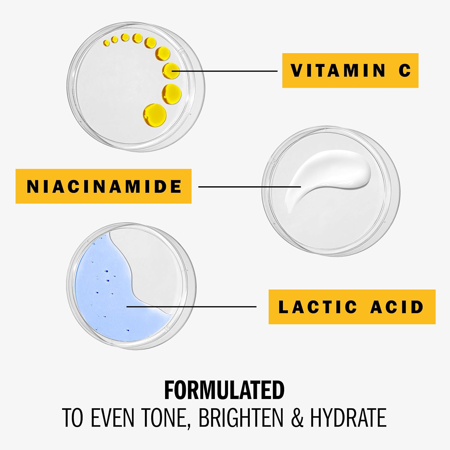 Olay Bright & Even Vitamin C with Lactic Acid Face Moisturizer, 2 oz Lightweight Brightening Face Cream for Uneven Skin Tone, Recyclable Eco Jar Packaging, Value Size 24Hr Smart