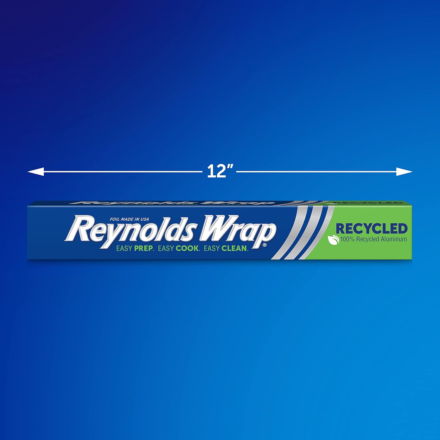 Reynolds Wrap Recycled Aluminum Foil, 200 Square Foot Roll - 24hrsmart