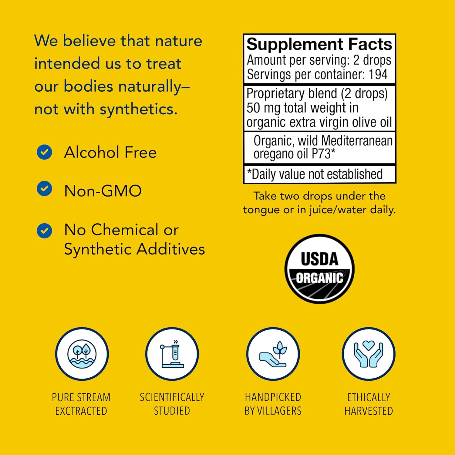 NORTH AMERICAN HERB & SPICE Oreganol - 1 fl. oz. - Unprocessed, Wild, Organic Oregano Oil - Mediterranean Source P73 - Non-GMO - 432 Servings 24hrsmart