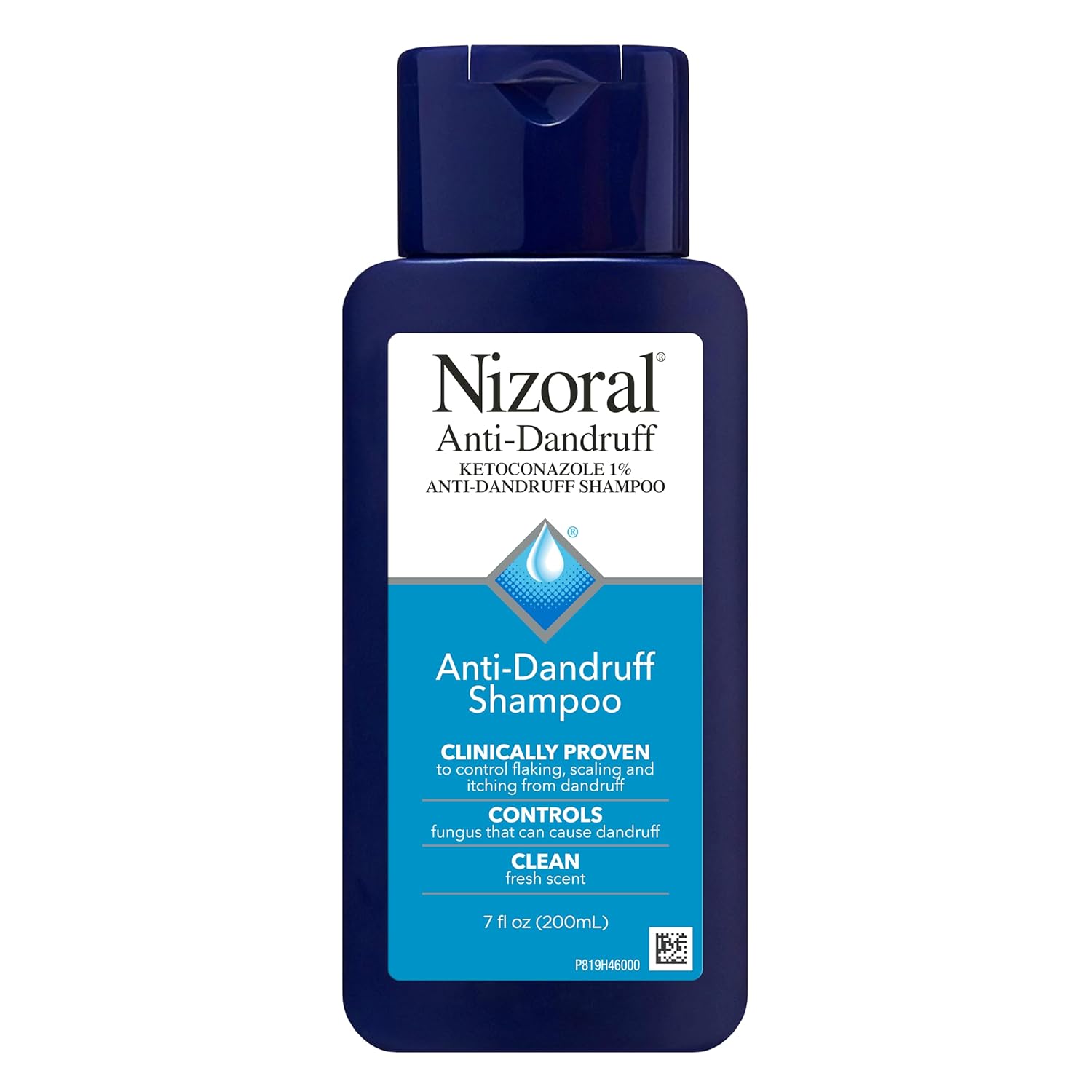 Nizoral Anti-Dandruff Shampoo with 1% Ketoconazole, Fresh Scent, 7 Fl Oz 24Hr Smart