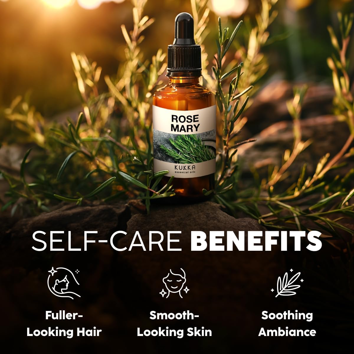 100% Pure & Natural Rosemary Oil for Hair, Skin, Aromatherapy & DIY Soap Making (4 Fl Oz / 118 ml) 24hrsmart