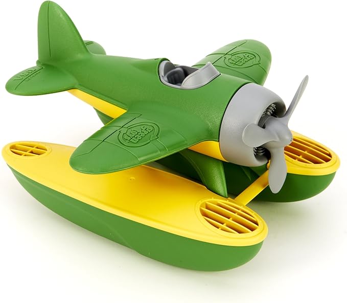 Green Toys Seaplane in Green Color - BPA Free, Phthalate Free Floatplane for Improving Pincers Grip. Toys and Games ,9 x 9.5 x 6 inches 24Hr Smart
