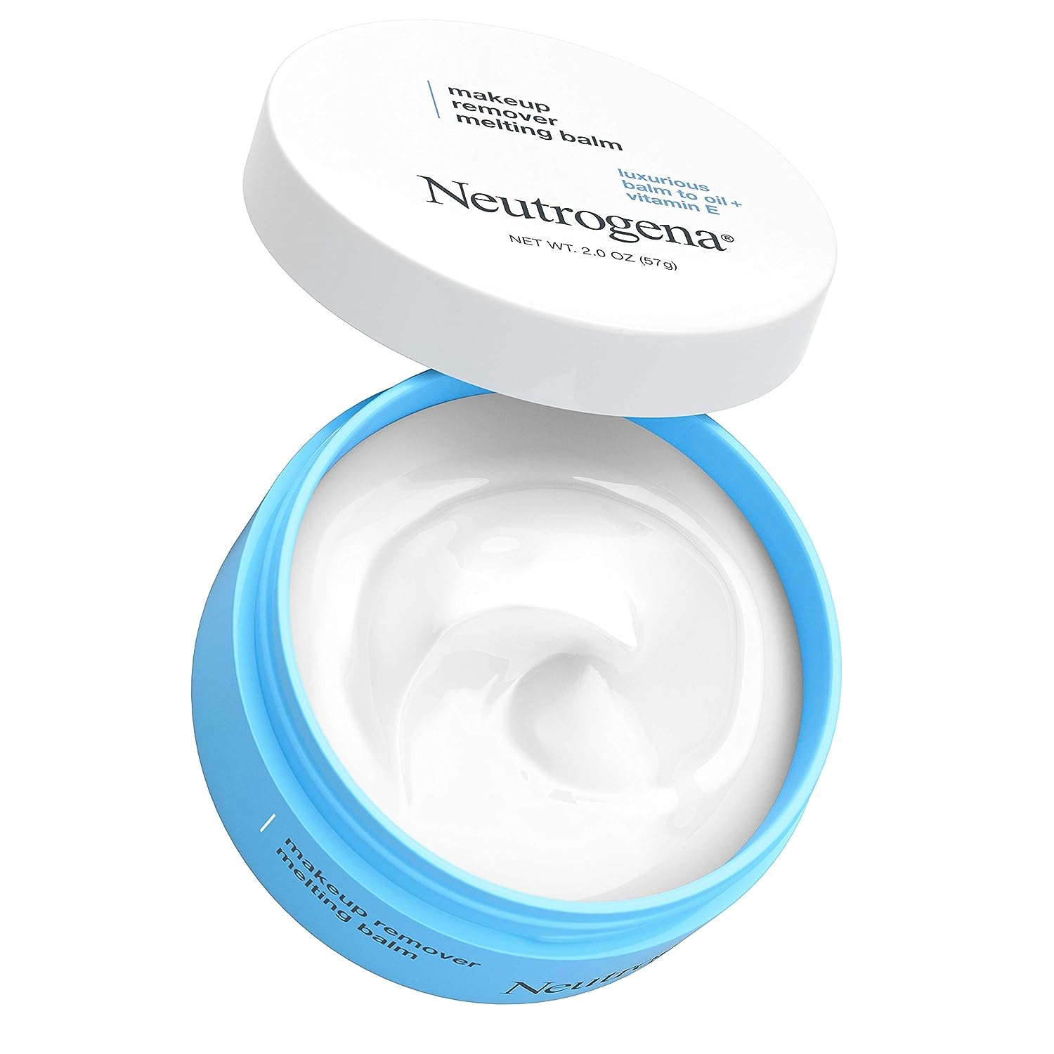 Neutrogena Makeup Remover Melting Balm to Oil with Vitamin E, Gentle and Nourishing Makeup Removing Balm for Eye, Lip, or Face Makeup, Travel-Friendly for On-the-Go, 2.0 ounces - 24hrsmart