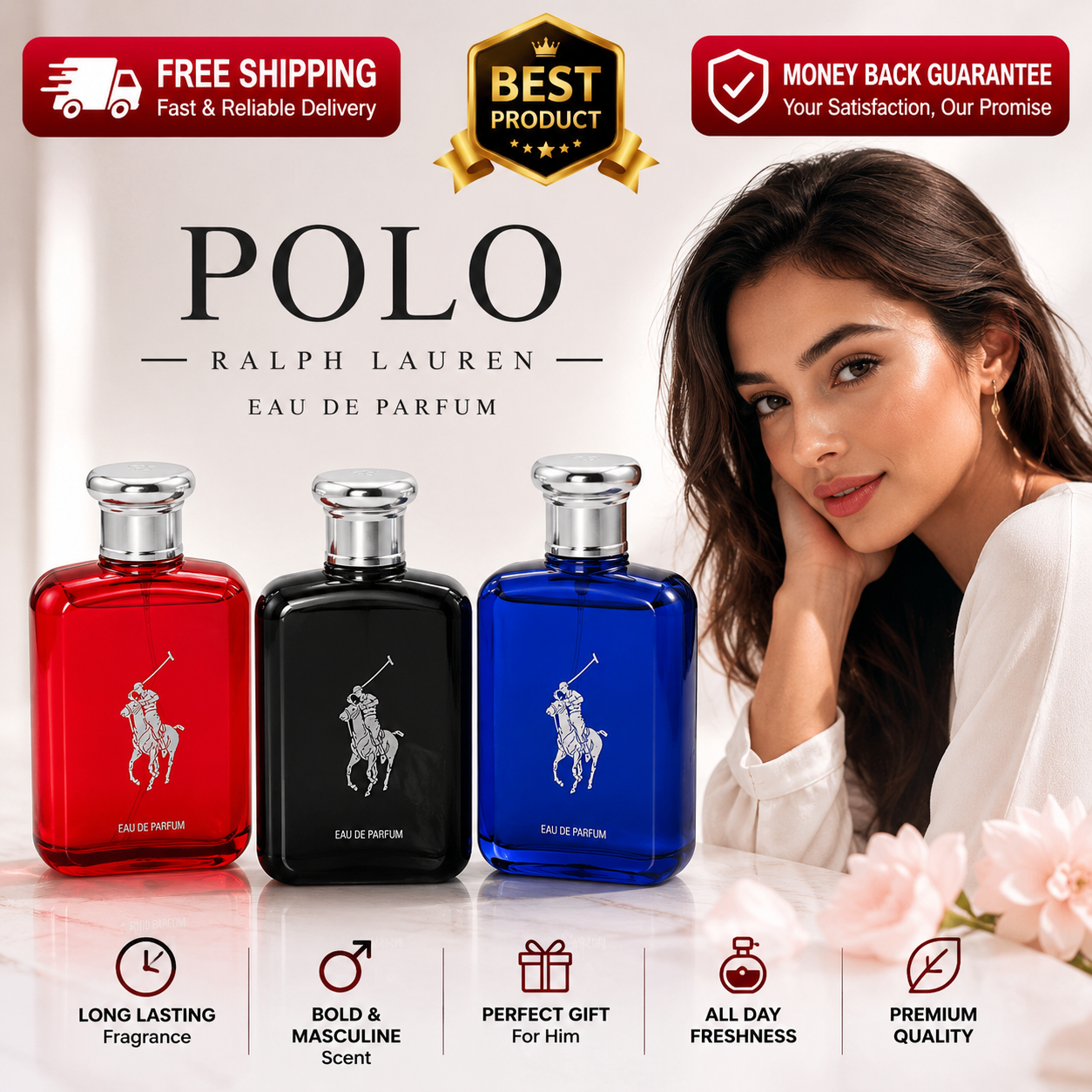 Ralph Lauren Polo Cologne for Men 4.2 oz Eau de Toilette New in Box
