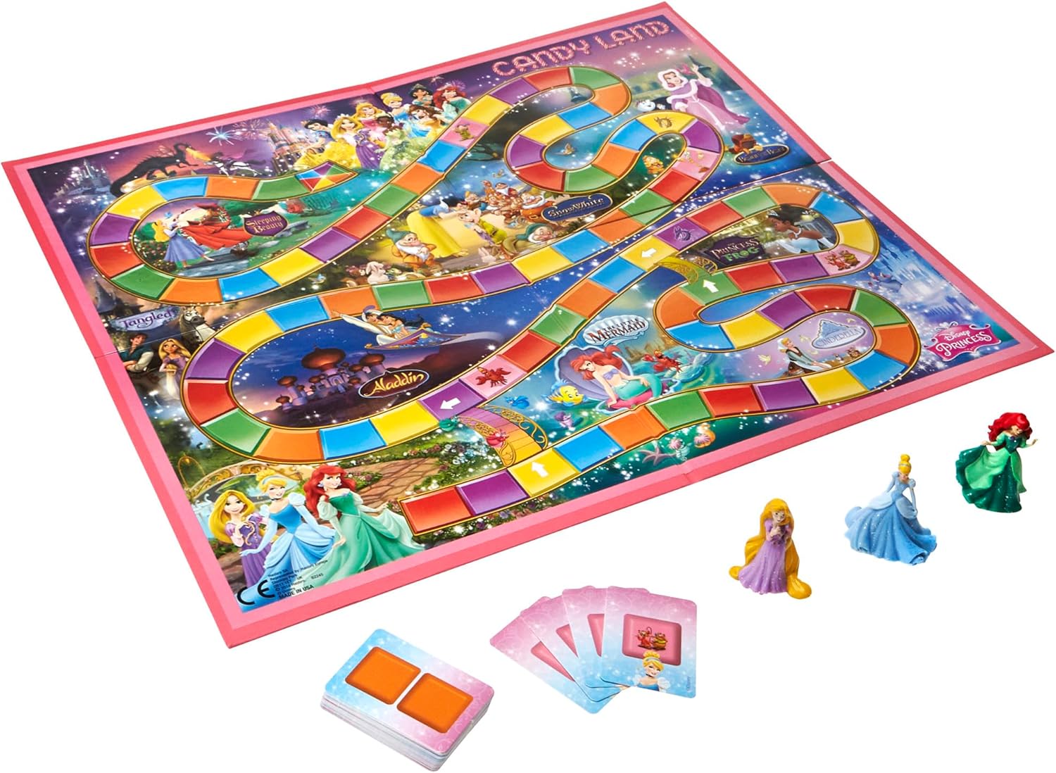 Hasbro Gaming Candy Land Disney Princess Edition Board Game | Preschool Games for 2-3 Players | Family Games for Kids | Easter Gifts for Boys & Girls | Ages 3+ 24Hr Smart