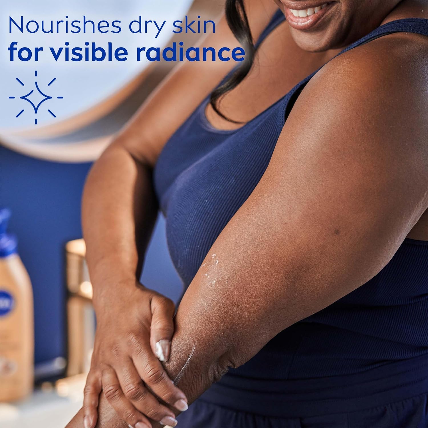 NIVEA Cocoa Butter Body Cream with Deep Nourishing Serum, Cocoa Butter Cream for Dry Skin, 16 Ounce Jar - 24hrsmart