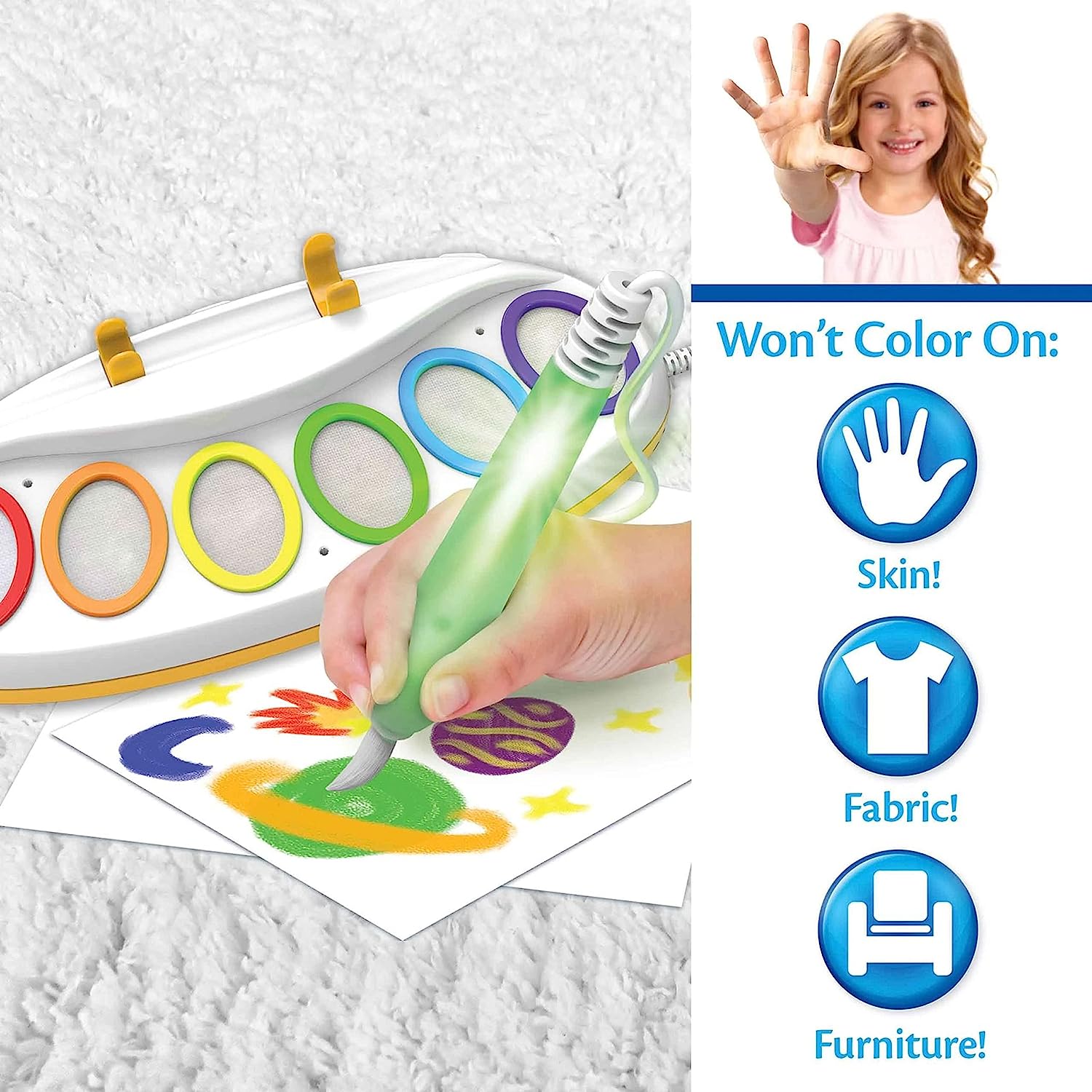 Crayola Color Wonder Magic Light Brush, Mess Free Painting Station for Kids, Gift for Kids, Toddler Toys & Activities, Ages 3, 4, 5 24Hr Smart