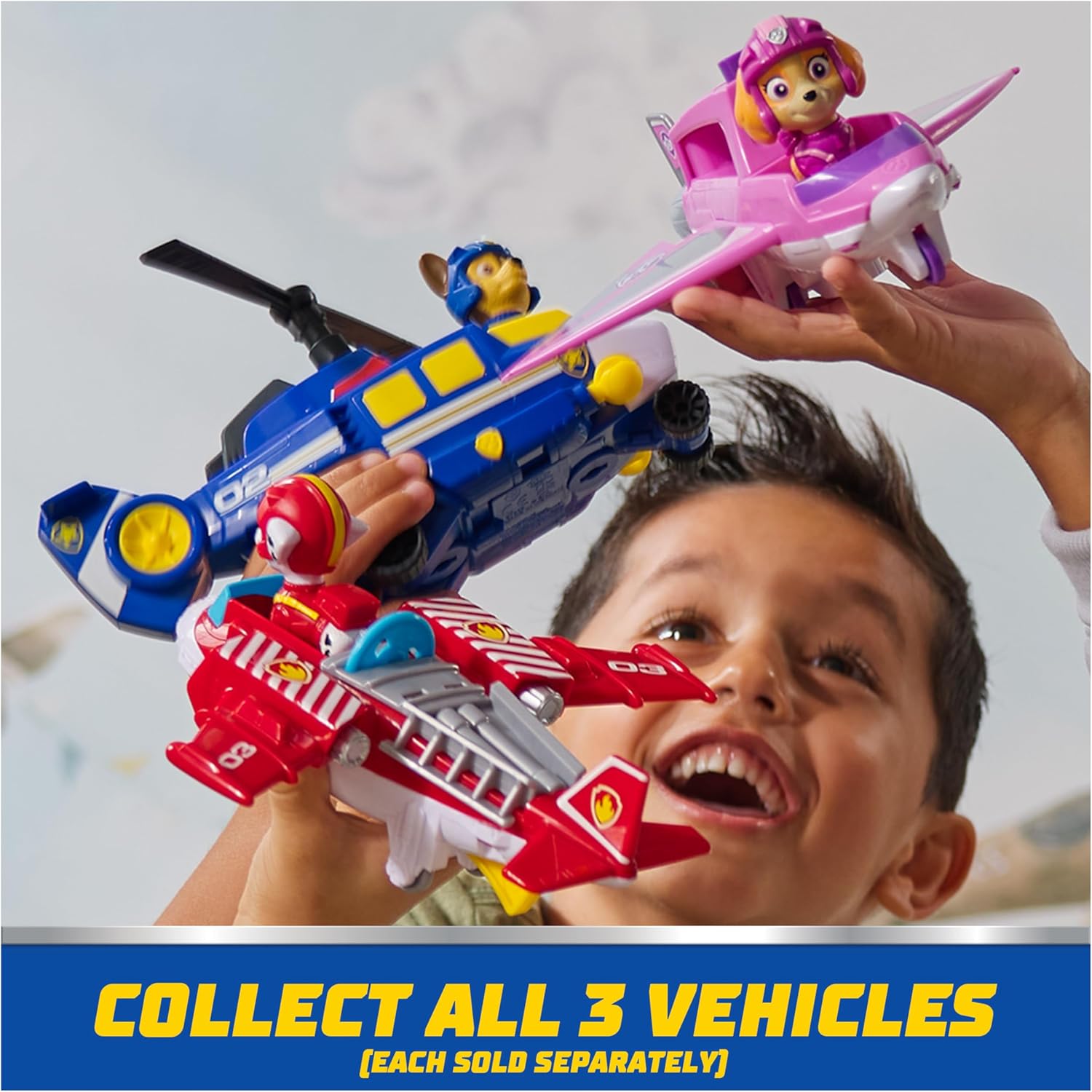 Paw Patrol: Air Rescue Chase Action Figure & Hero Helicopter Toy with Projectile Launcher & 2 Projectiles, Kids Toys for Boys & Girls Ages 3+ 24hrsmart