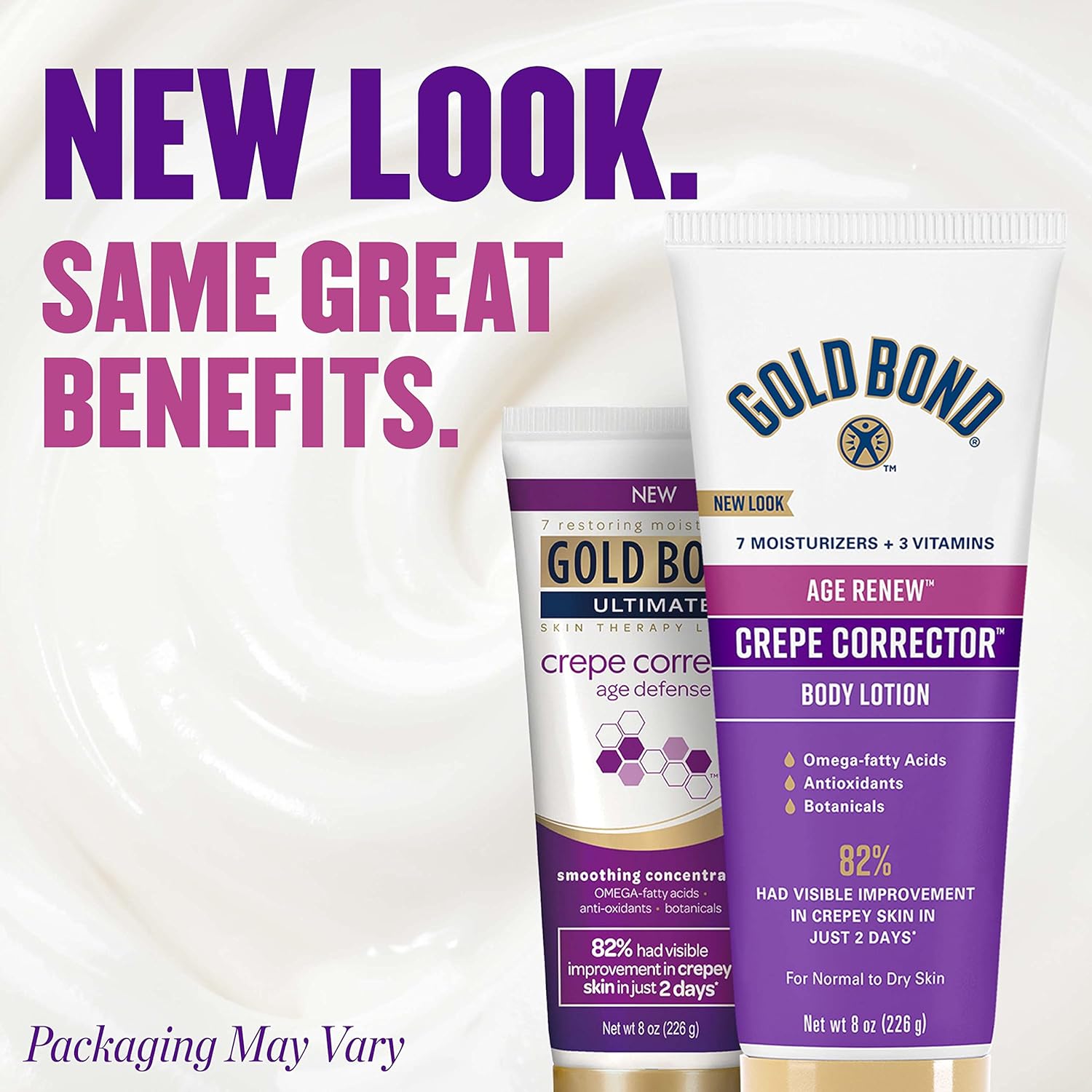 Gold Bond Age Renew Crepe Corrector Body Lotion, Replenishing & Smoothing Formula, 8 oz.