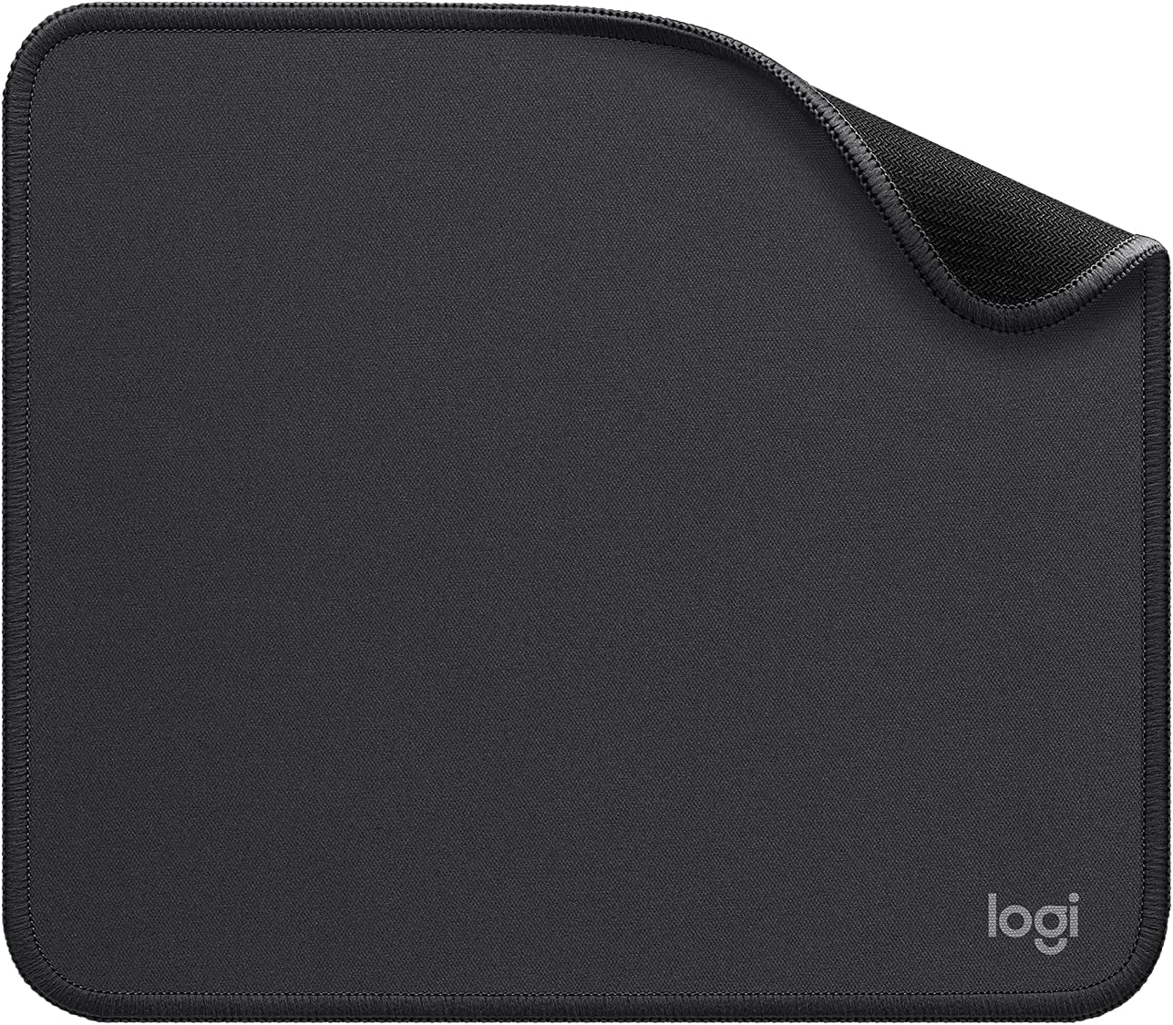 Logitech Mouse Pad - Studio Series, Computer Mouse Mat with Anti-Slip Rubber Base, Easy Gliding, Spill-Resistant Surface, Durable Materials, Portable, in a Fresh Modern Design, Graphite - 24hrsmart