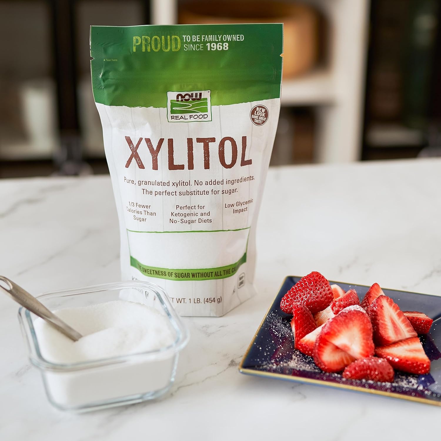 Now Real Food Xylitol, 1 lb 24Hr Smart