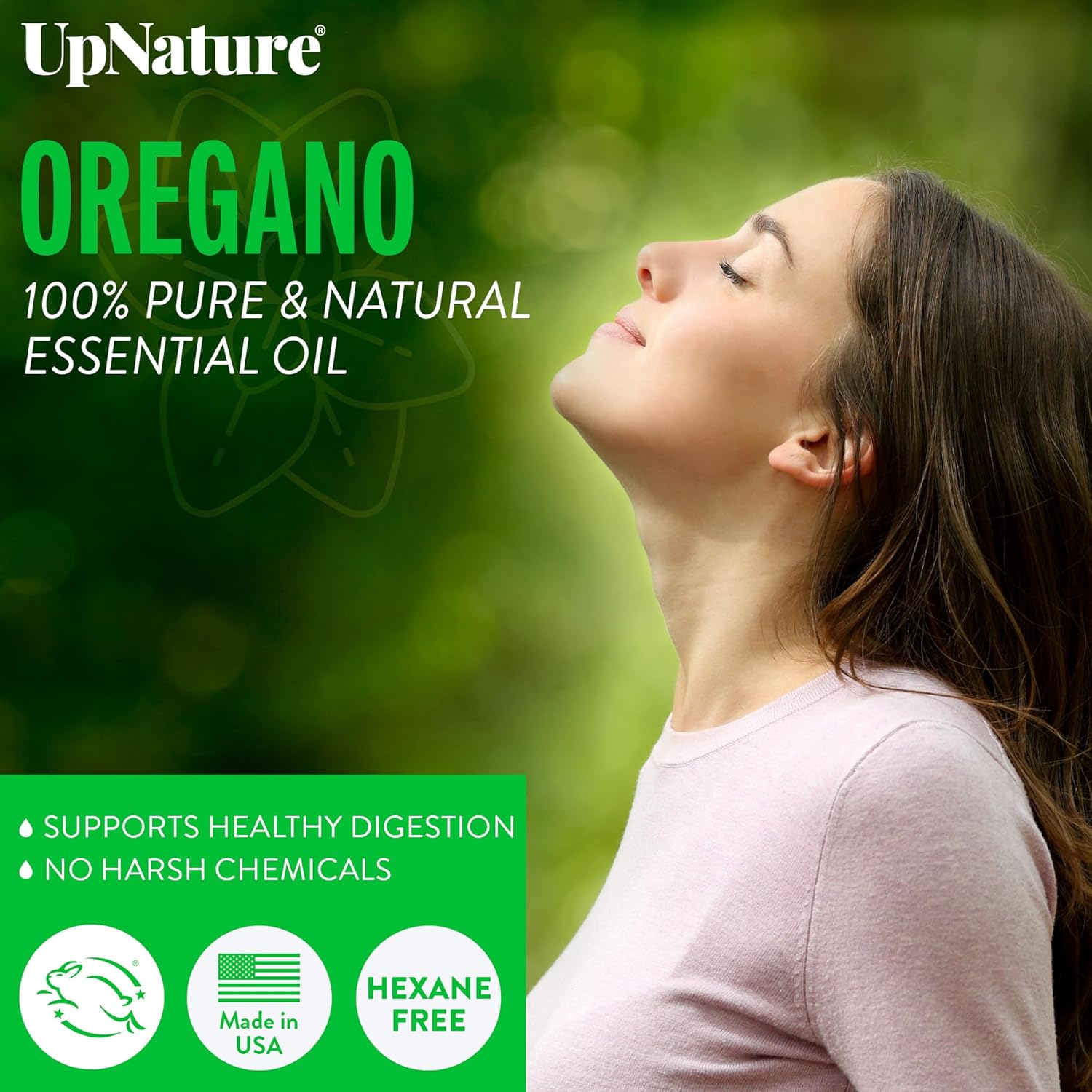 UpNature Oregano Oil - Huge 2oz - 100% Pure Oregano Essential Oil 24hrsmart