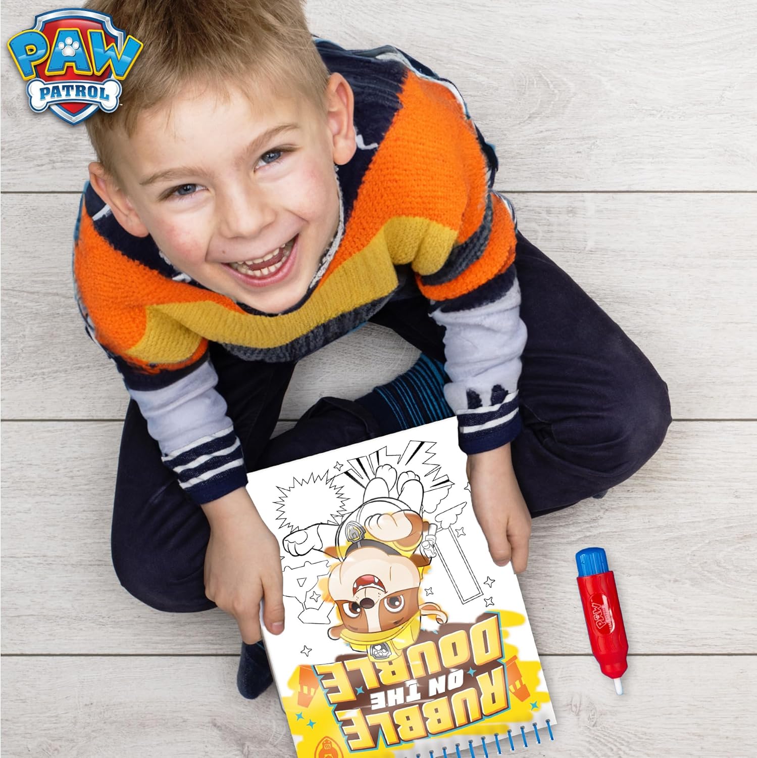 Paw Patrol Aqua Art, Color 4 Reusable Aqua Art Pages with a Water Pen, Reusable No-Mess Toddler Activities, Water Reveal Activity Book, Paw Patrol Toy, Toddler Travel Activities, Kids Travel Toys 24hrsmart