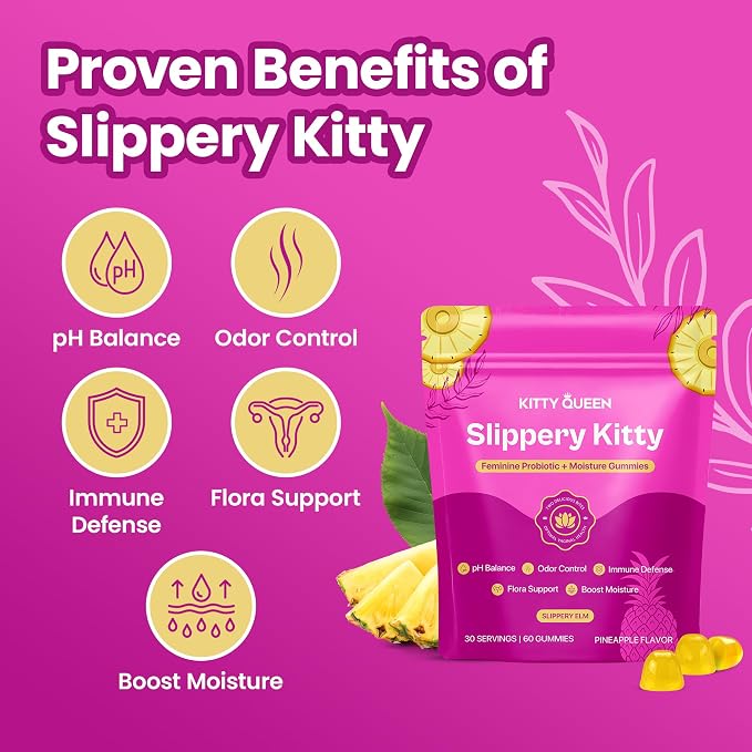 Feminine probiotic gummies designed to support women's daily intimate wellness routine.