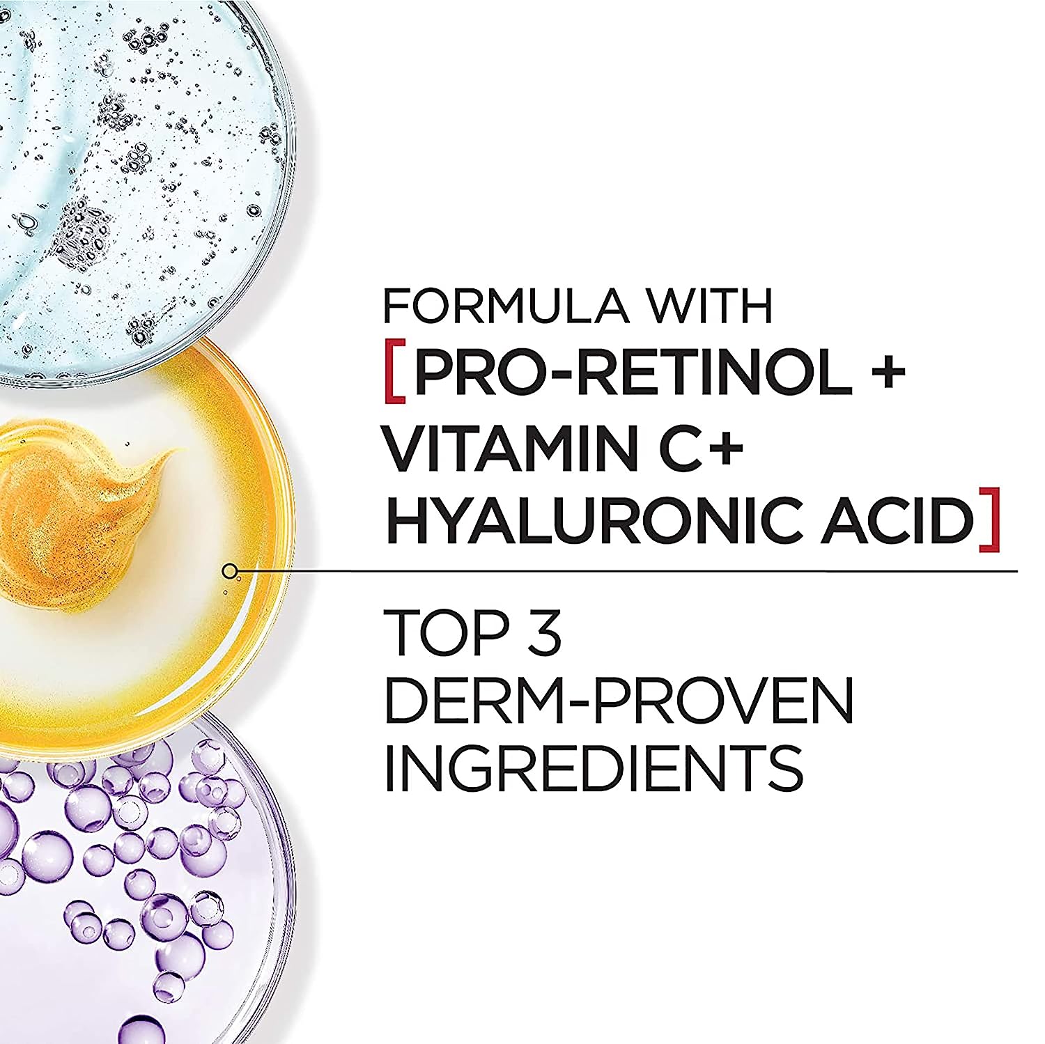 L'Oreal Paris Revitalift Triple Power Anti-Aging Face Moisturizer, Pro Retinol, Hyaluronic Acid & Vitamin C, Reduce Wrinkles 2.55 Oz - 24hrsmart