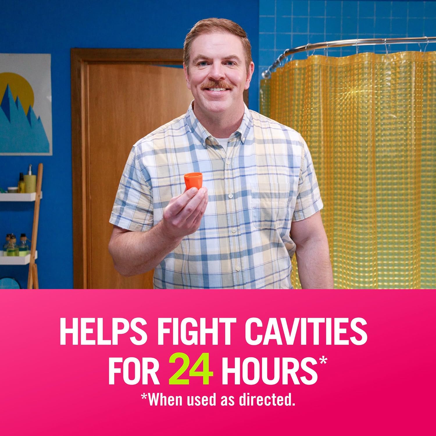 TheraBreath Cavity,Bad Breath Healthy Smile Dentist Formulated 24-Hour Oral Rinse, Fluoride Mouthwash, Sparkle Mint, 16 Ounce (Pack of 2) - 24hrsmart