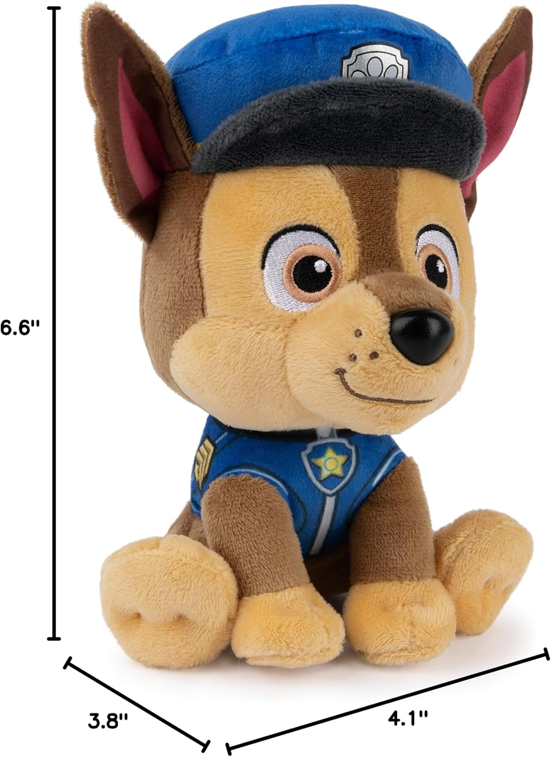 GUND Official PAW Patrol Chase in Signature Police Officer Uniform Plush Toy, Stuffed Animal for Ages 1 and Up, 6" (Styles May Vary) 24hrsmart