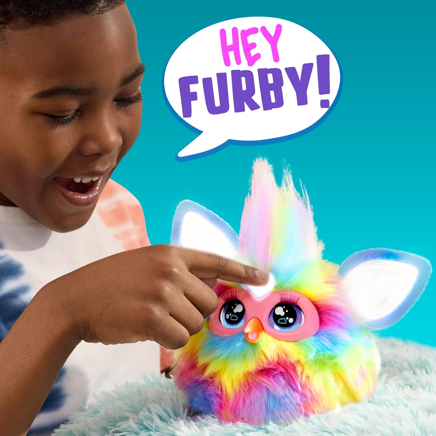 Furby, 15 Fashion Accessories, Interactive Plush Toys for 6 Year Old Girls & Boys & Up, Voice Activated Animatronic 24Hr Smart