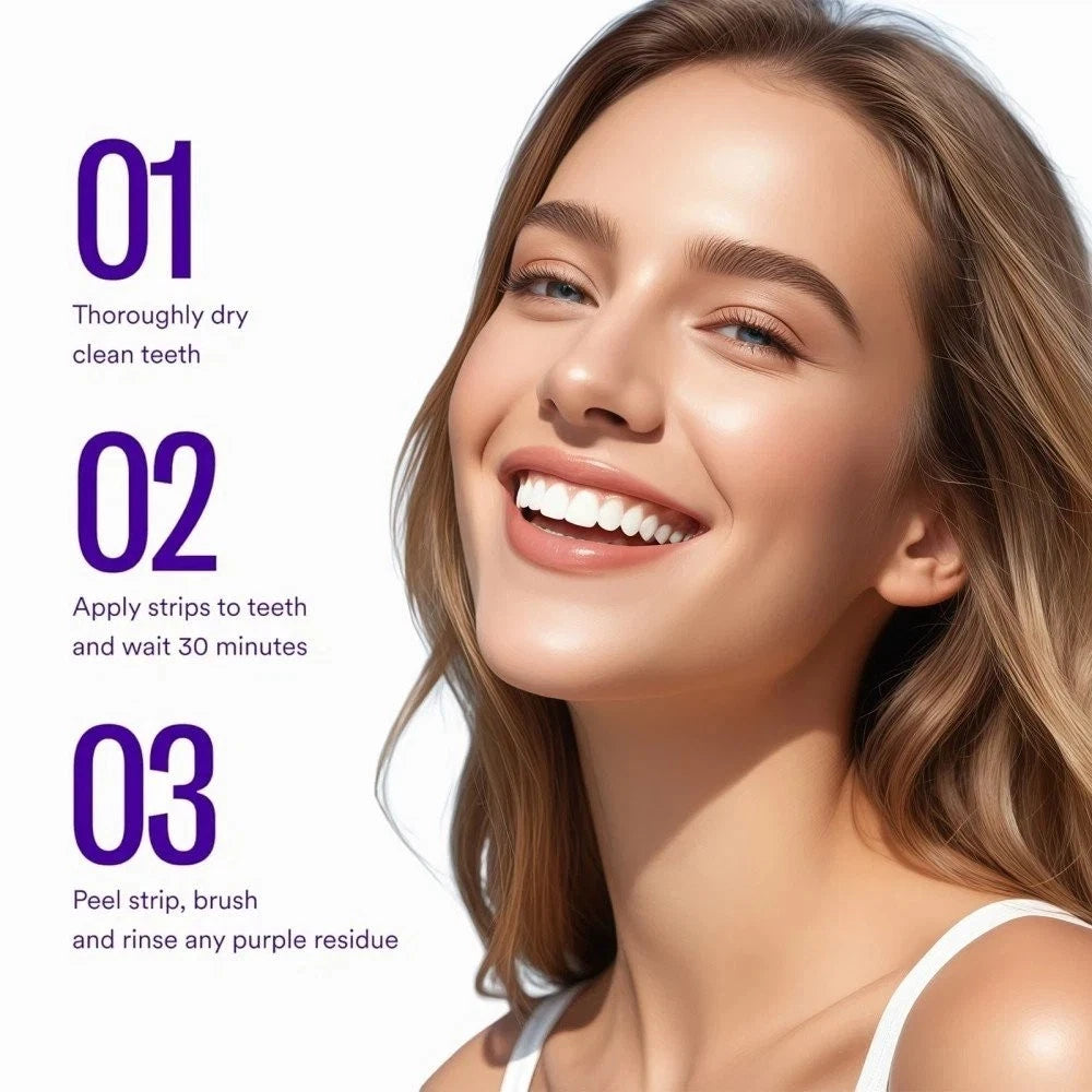 Hismile V34 Teeth Whitening Strips – 14 Pack - 24hrsmart