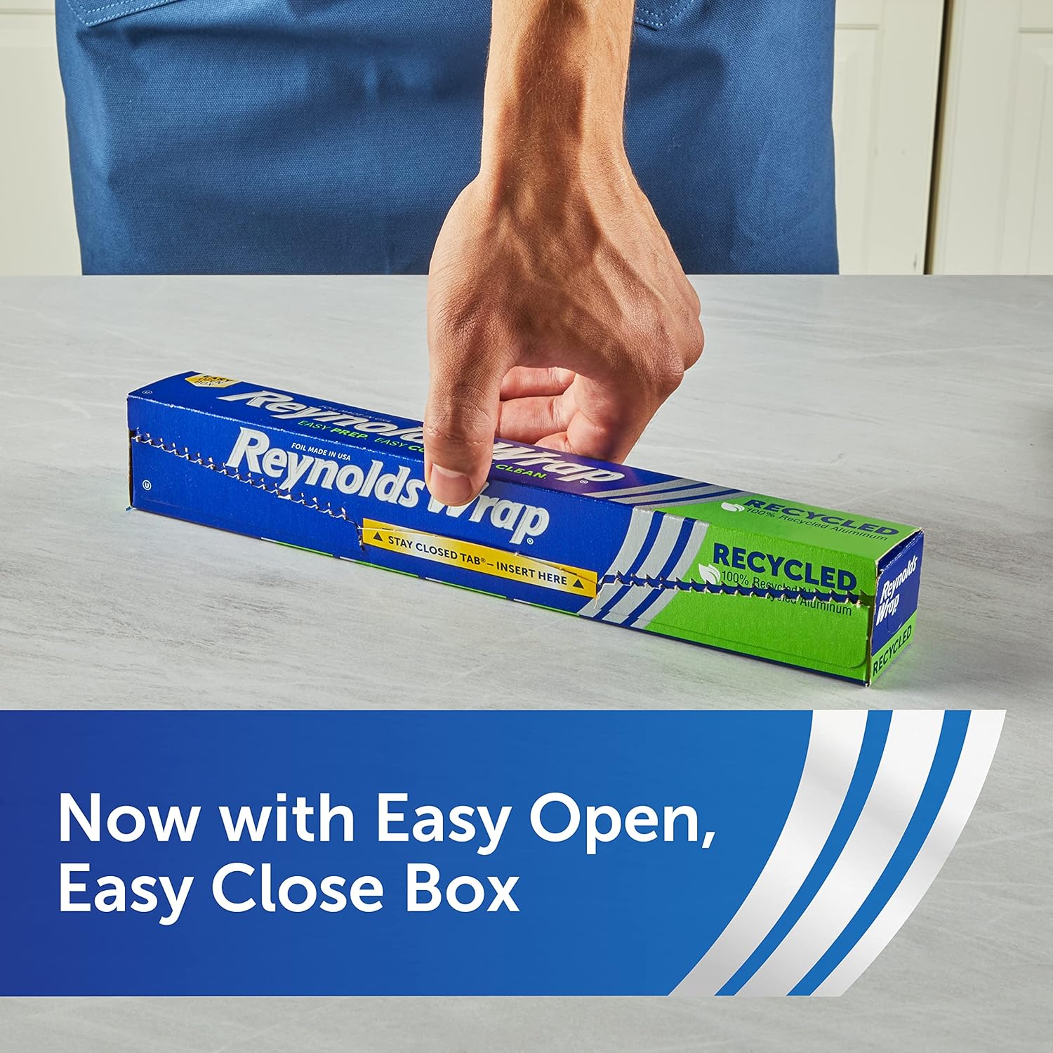 Reynolds Wrap Recycled Aluminum Foil, 200 Square Foot Roll - 24hrsmart