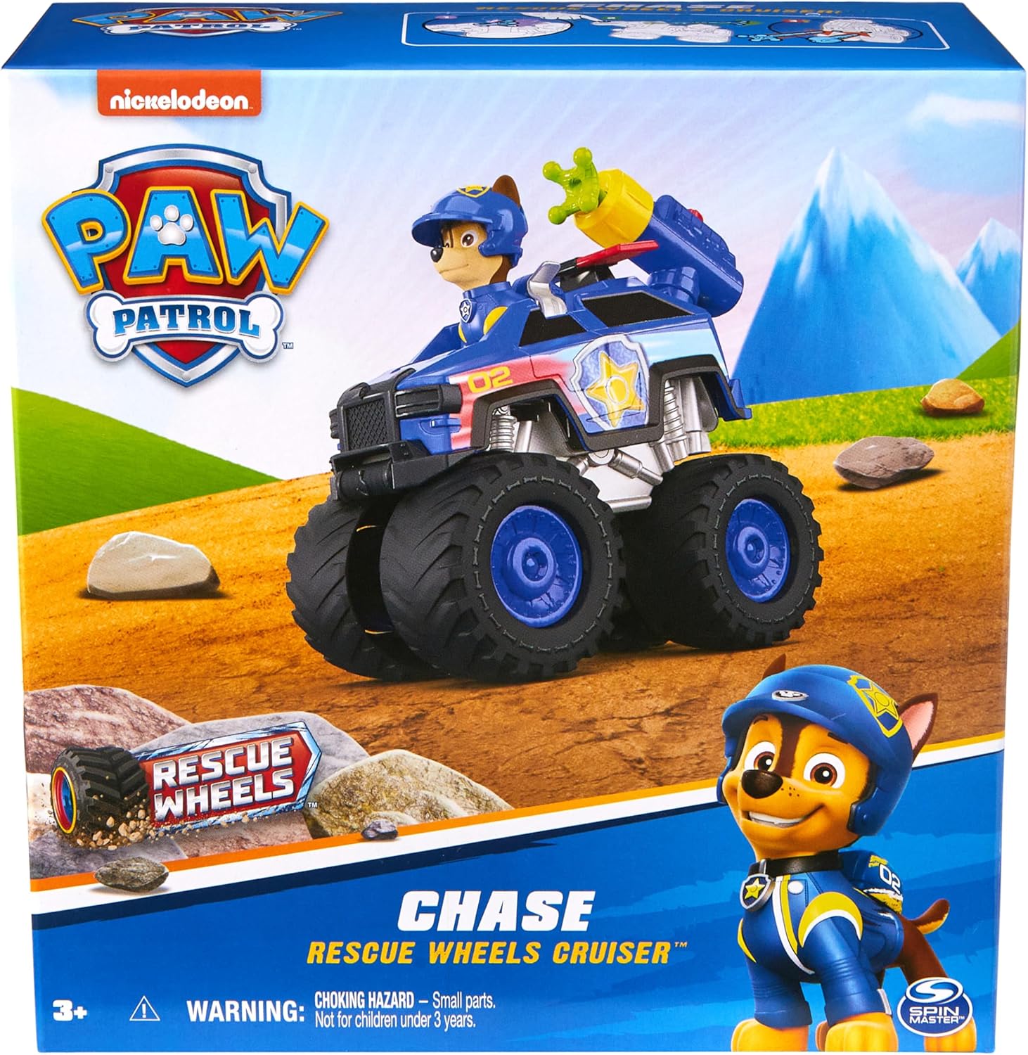 Paw Patrol: Rescue Wheels Chase’s Cruiser, Toy Truck with Projectile Launcher and Collectible Action Figure, Kids Toys for Boys & Girls Ages 3 and up 24hrsmart