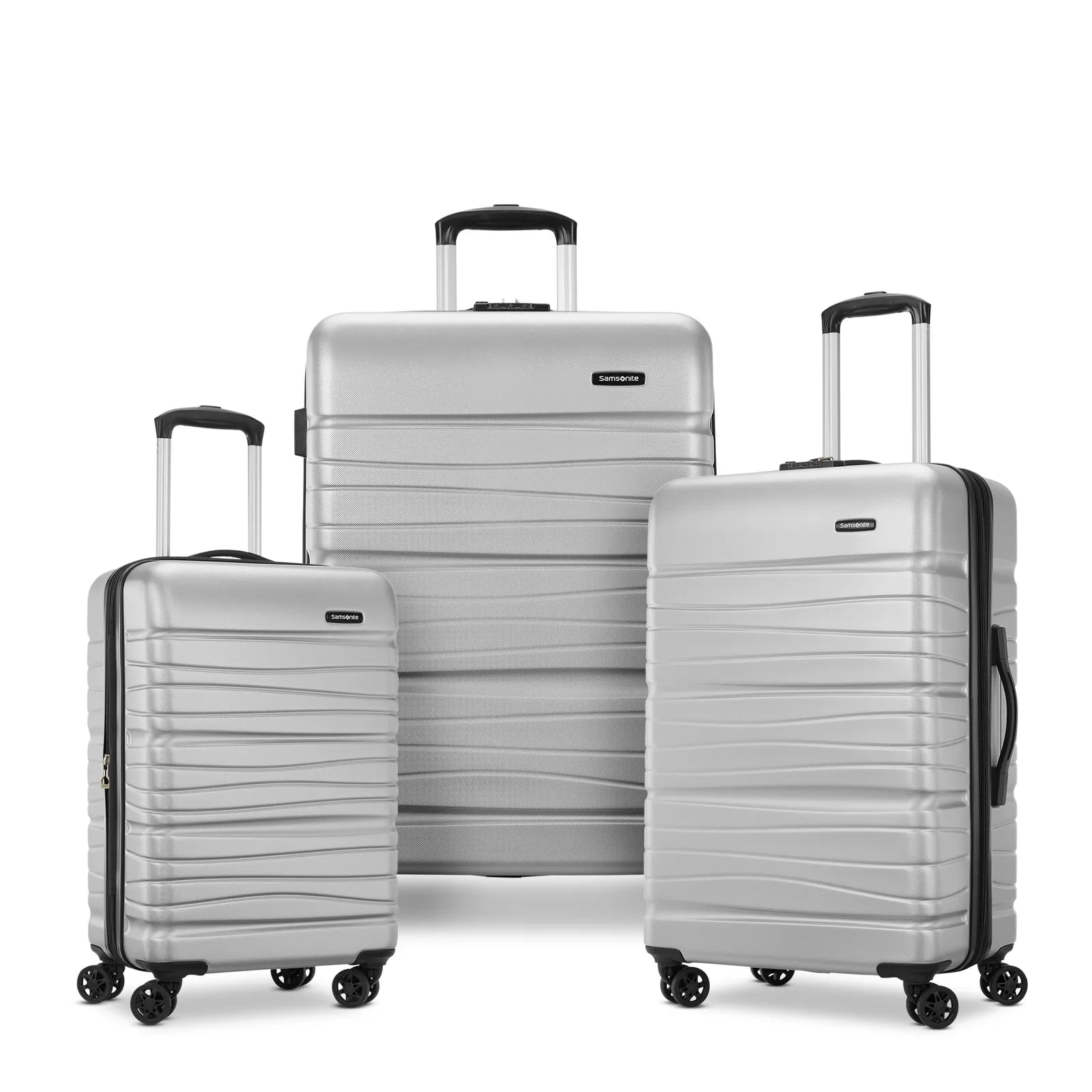 Samsonite 3 Piece Hardside Set - Luggage 24Hr Smart