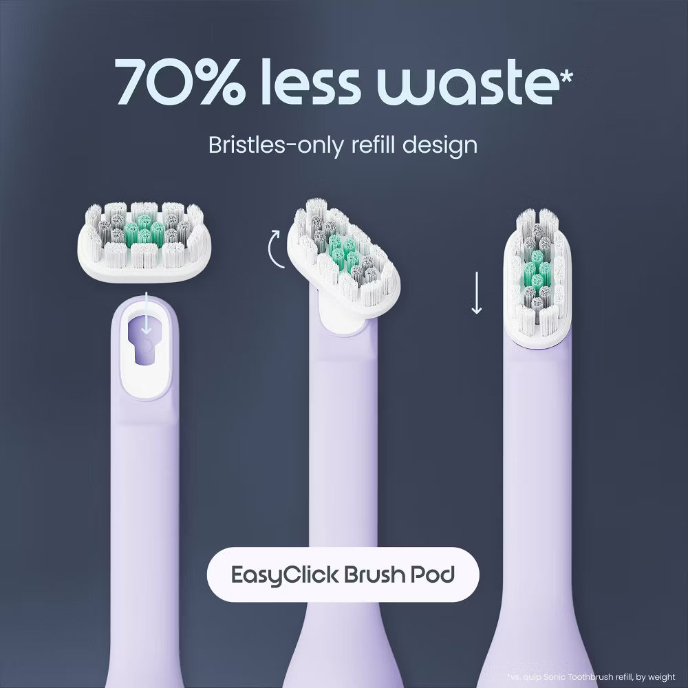 Lightweight quip Ultra Lite sonic toothbrush for daily oral care