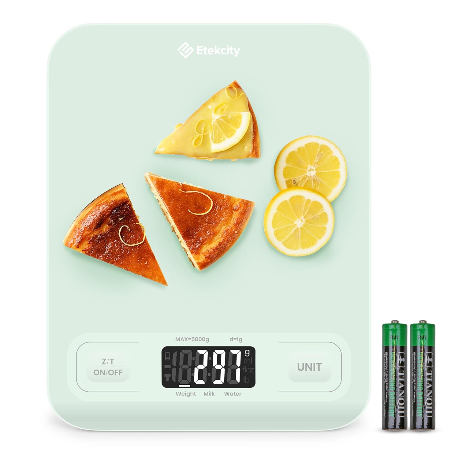 Etekcity Food Kitchen Scale, Digital Grams and Ounces for Weight Loss, Baking, Cooking, Keto and Meal Prep, LCD Display, Medium, 304 Stainless Steel 24hrsmart
